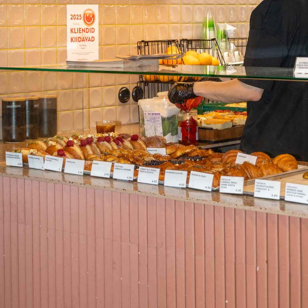 Värsked küpsetised Paper Mill Viru kohvikus