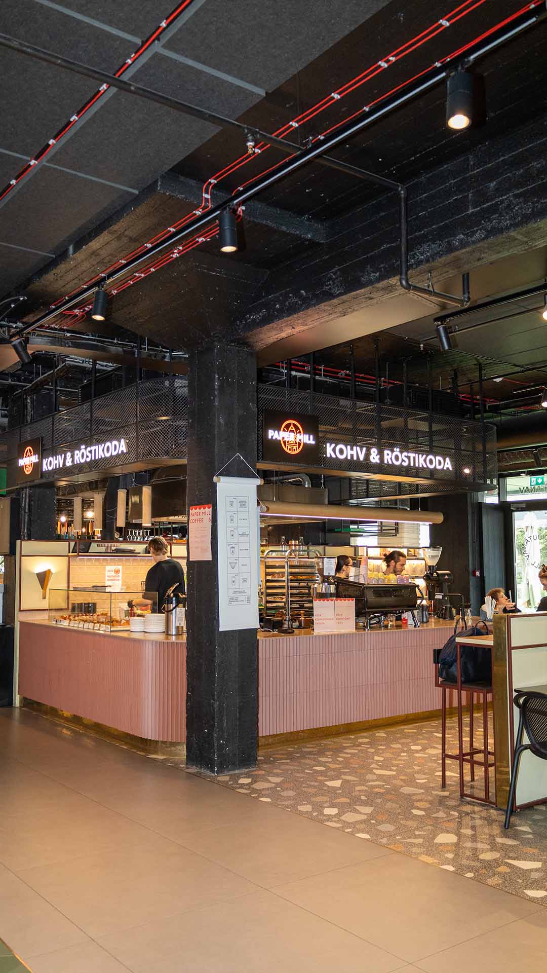 Paper Mill Viru kohviku vaade