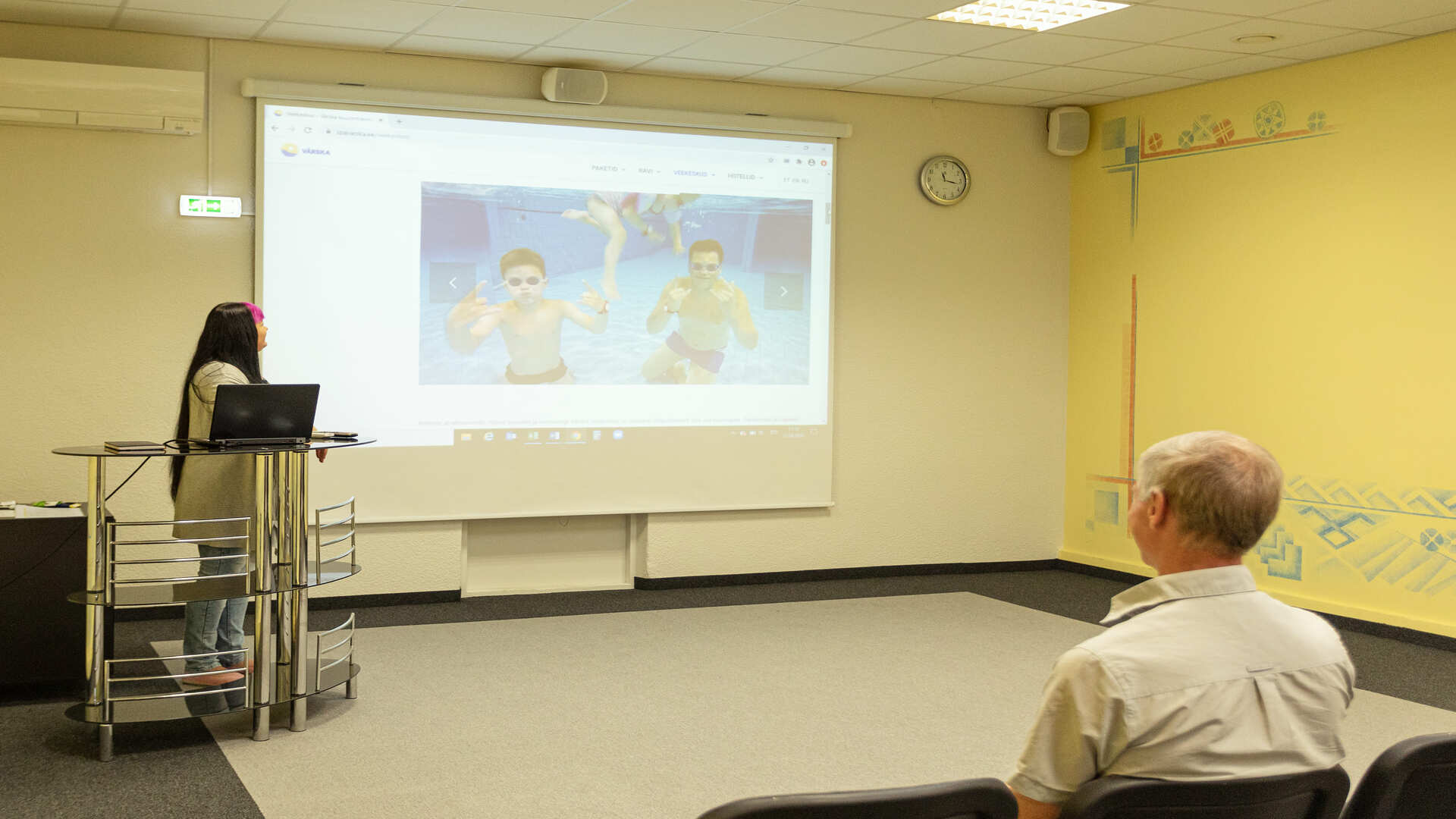 Verskas (Värska) kūrorta sanatorijas centra Setomā zāle