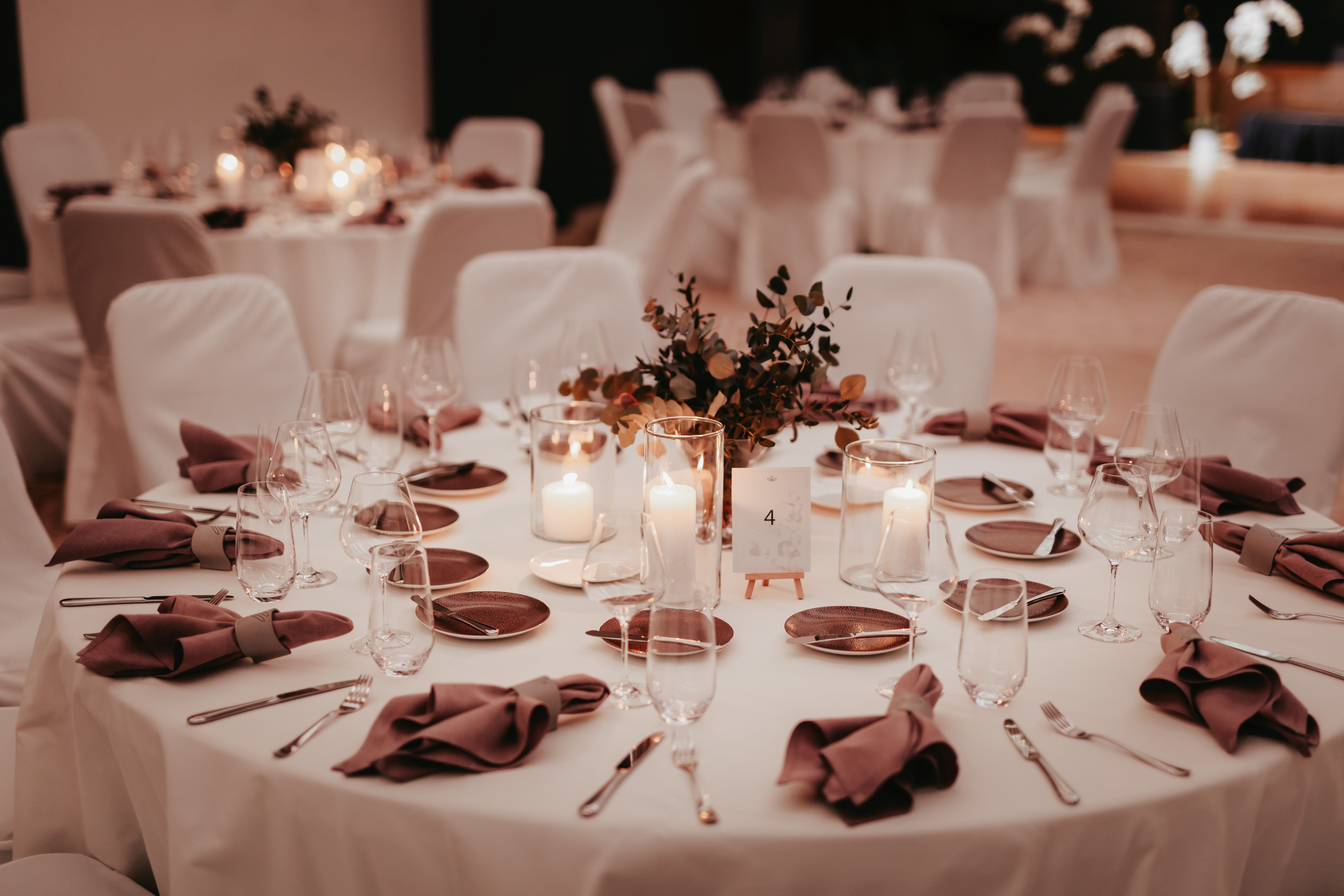 Tablecloth of Lydia Hotel's event center