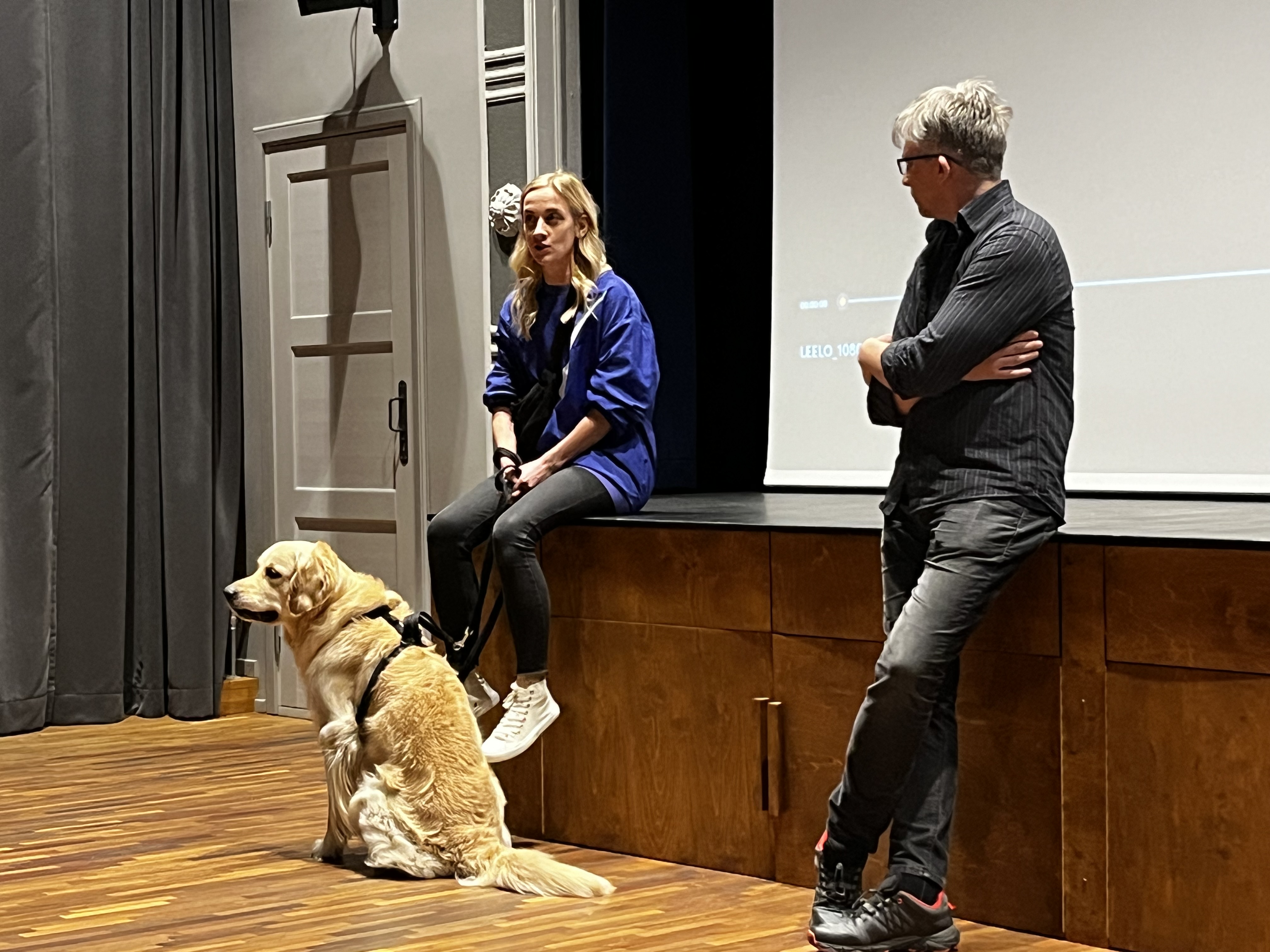 Kusti, Marta Pulk ja Raimo Jõerand vestlushoos