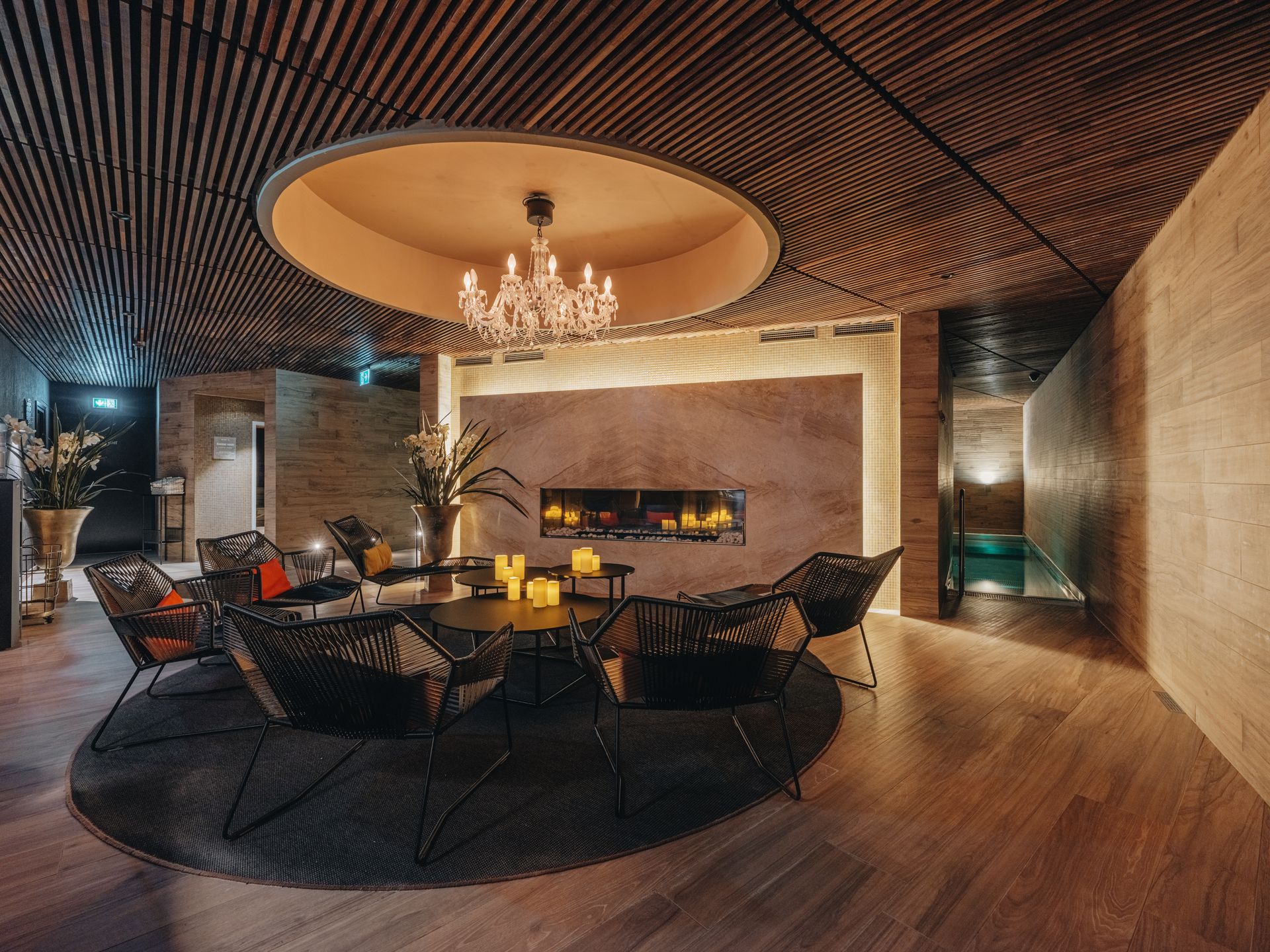 Hotel Lydia's relaxing and private spa lounge