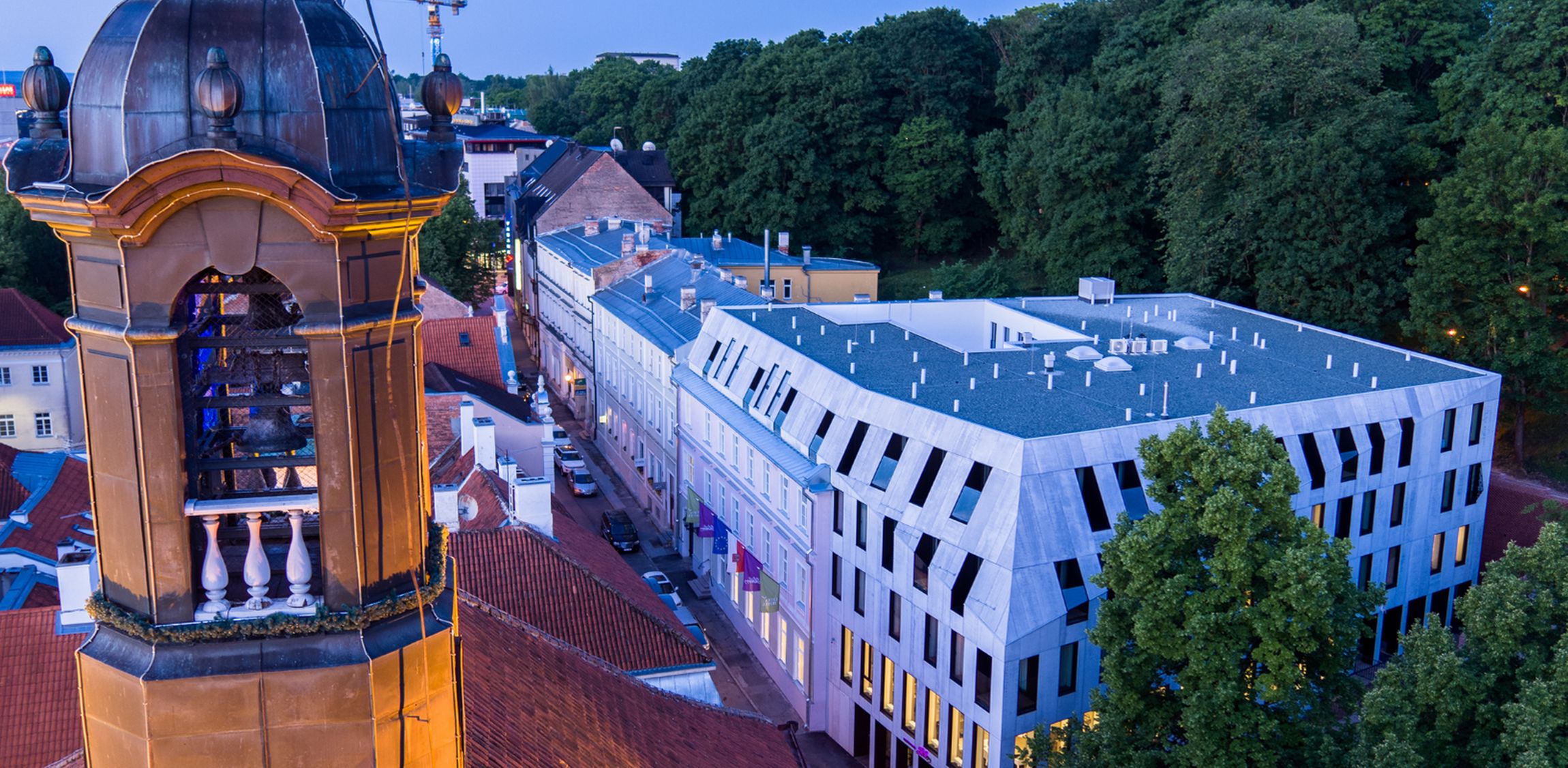 Elegant Hotel Lydia in the heart of Tartu next to Town Hall Square.