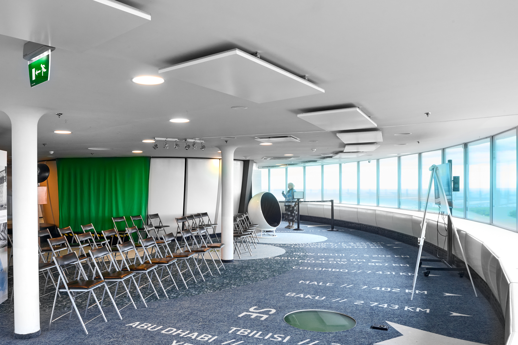 Conference and seminar room on the 21st floor of Tallinn TV Tower