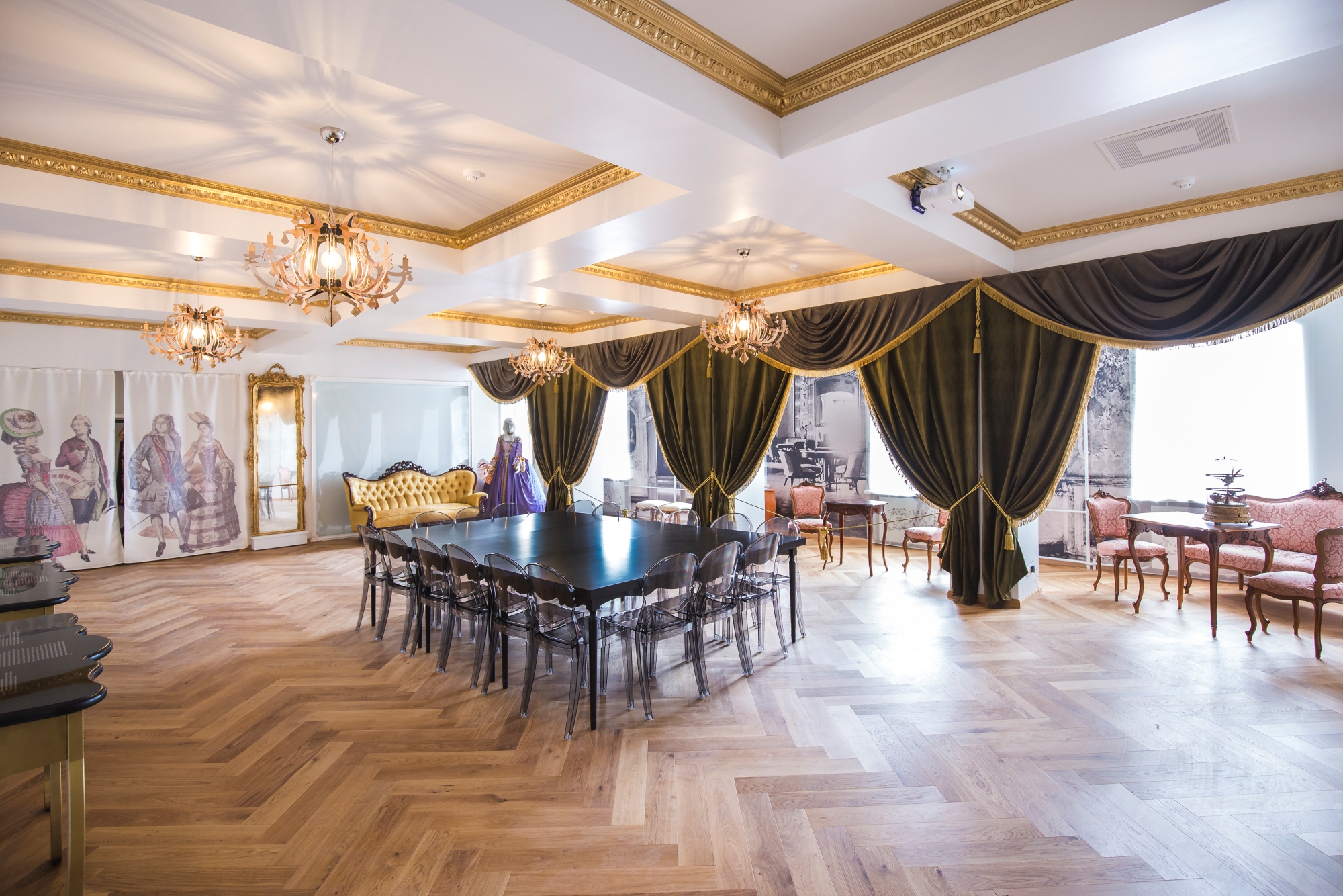 Põltsamaa Castle Rococo Hall for seminars and receptions