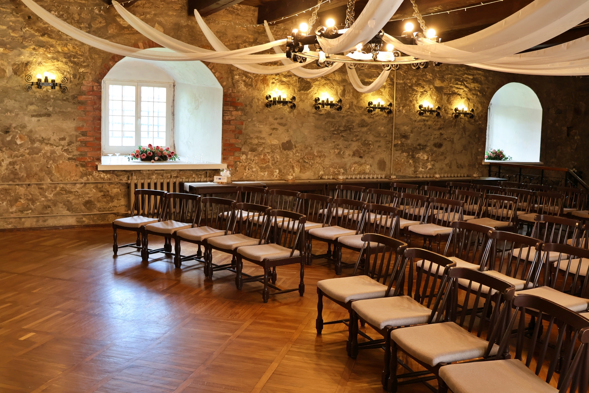 Põltsamaa Castle conference hall in Central Estonia