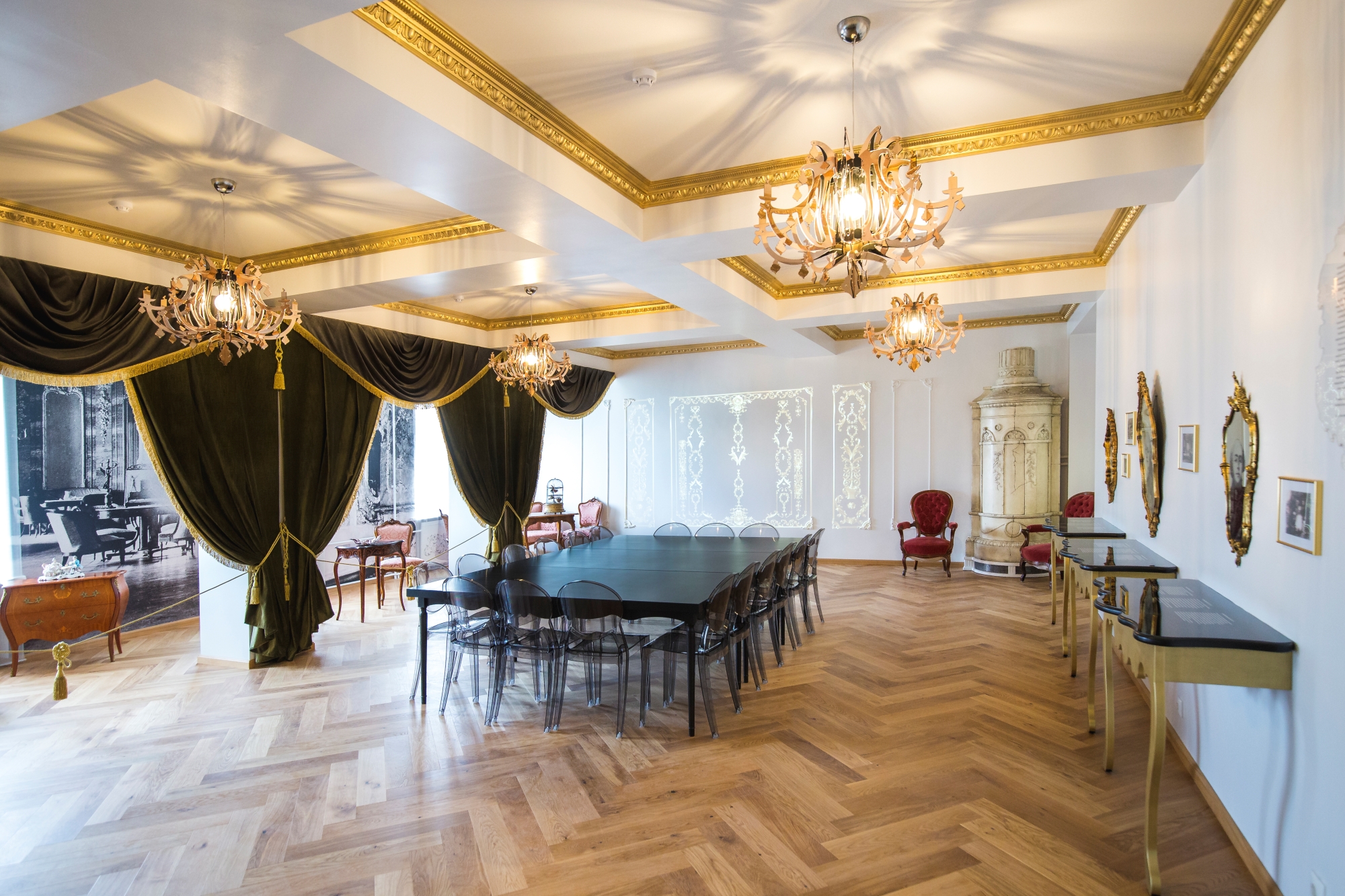 Põltsamaa Castle Rococo Hall for seminars and receptions