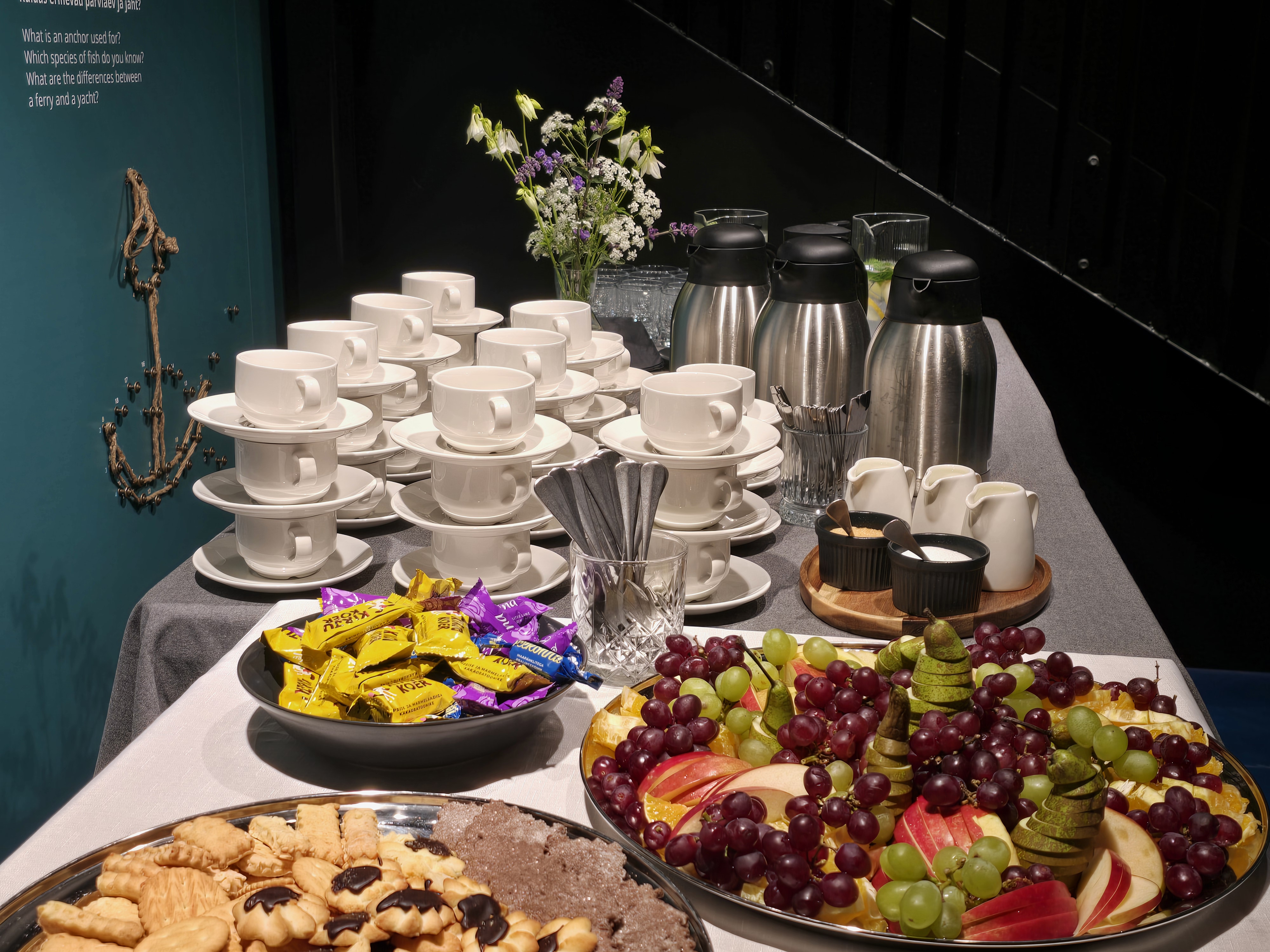 Coffee break in the Windtower conference room "Underwater World"