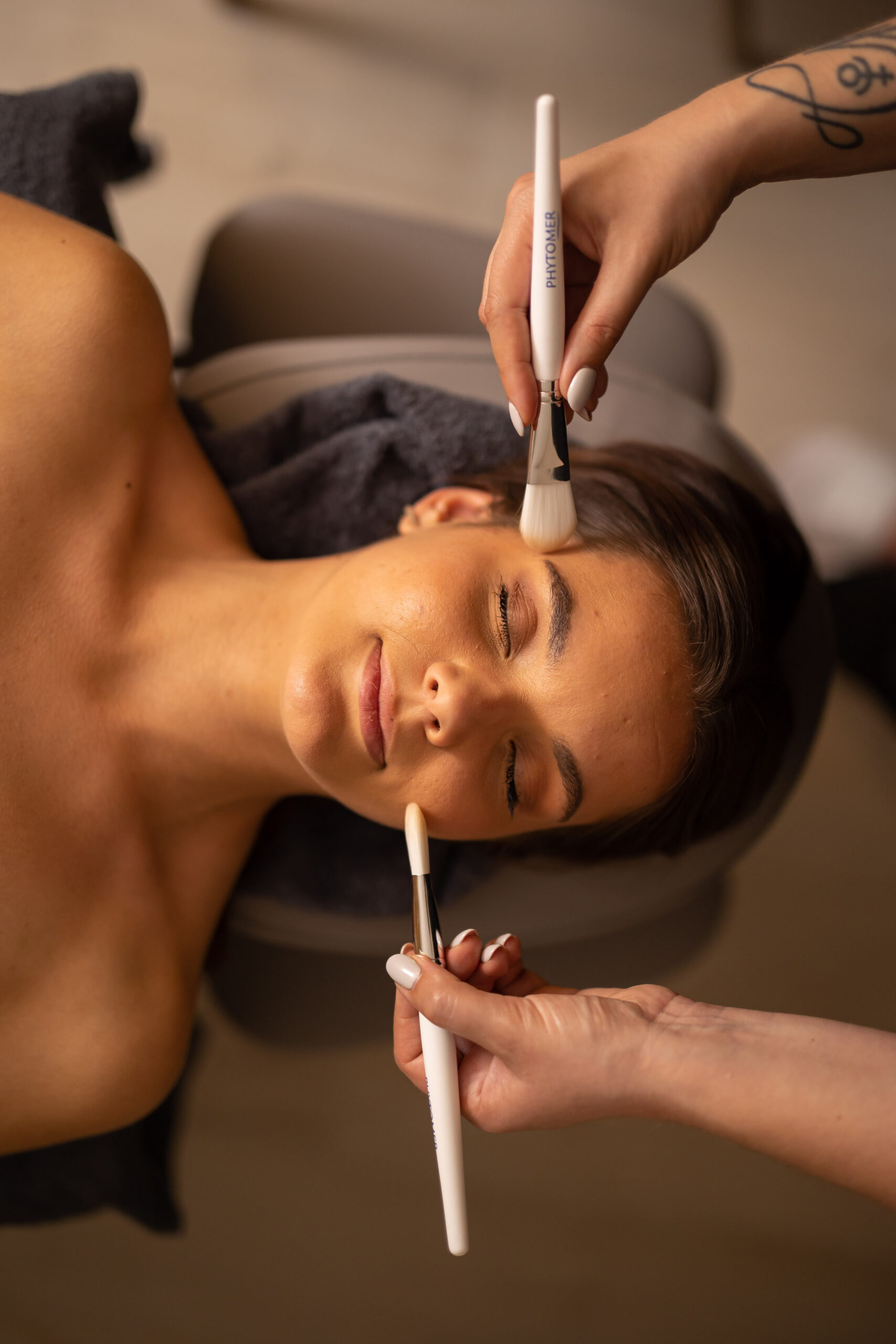 Facial treatment at Meri Spa Hotel