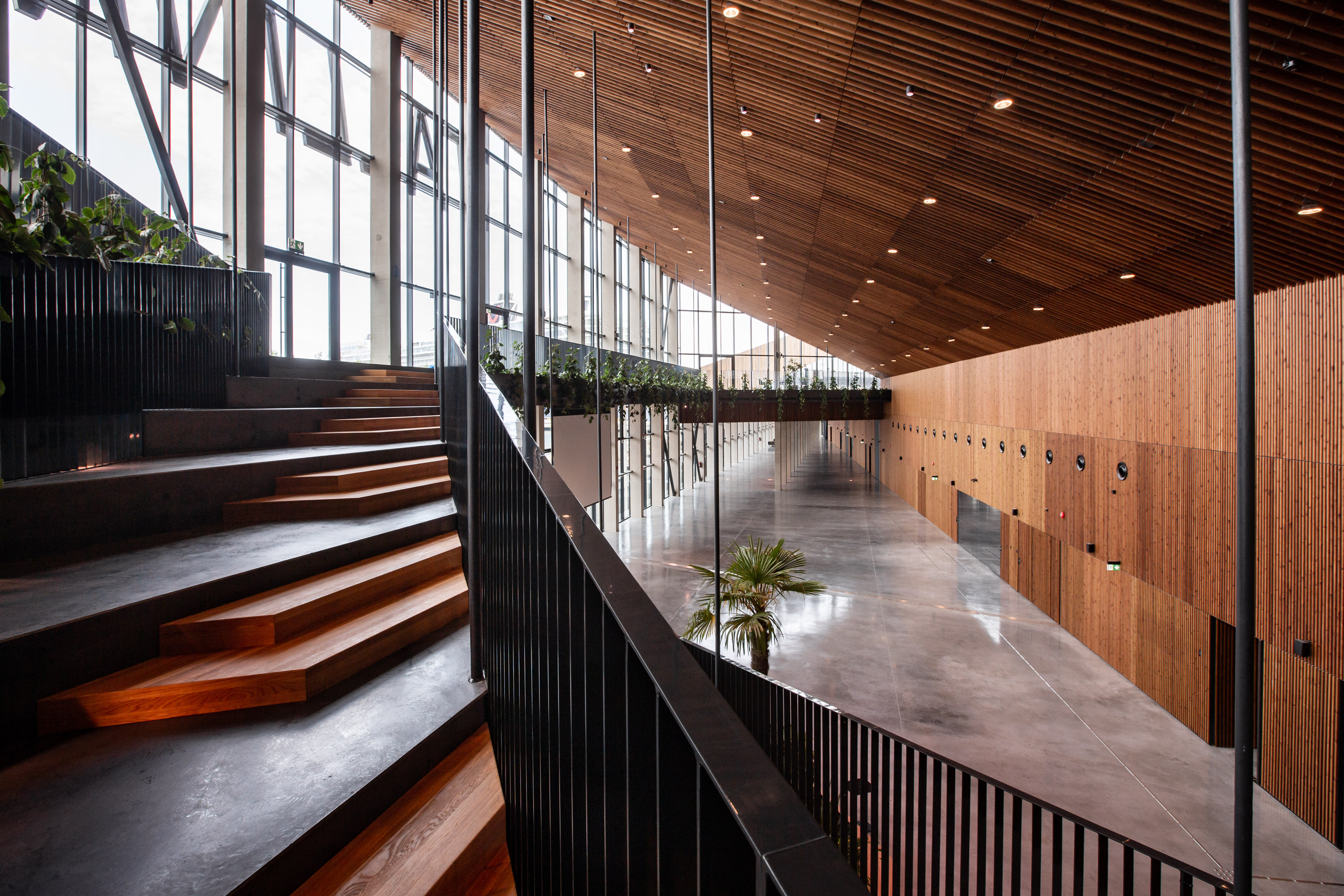 Interior view of the Port of Tallinn cruise terminal conference center