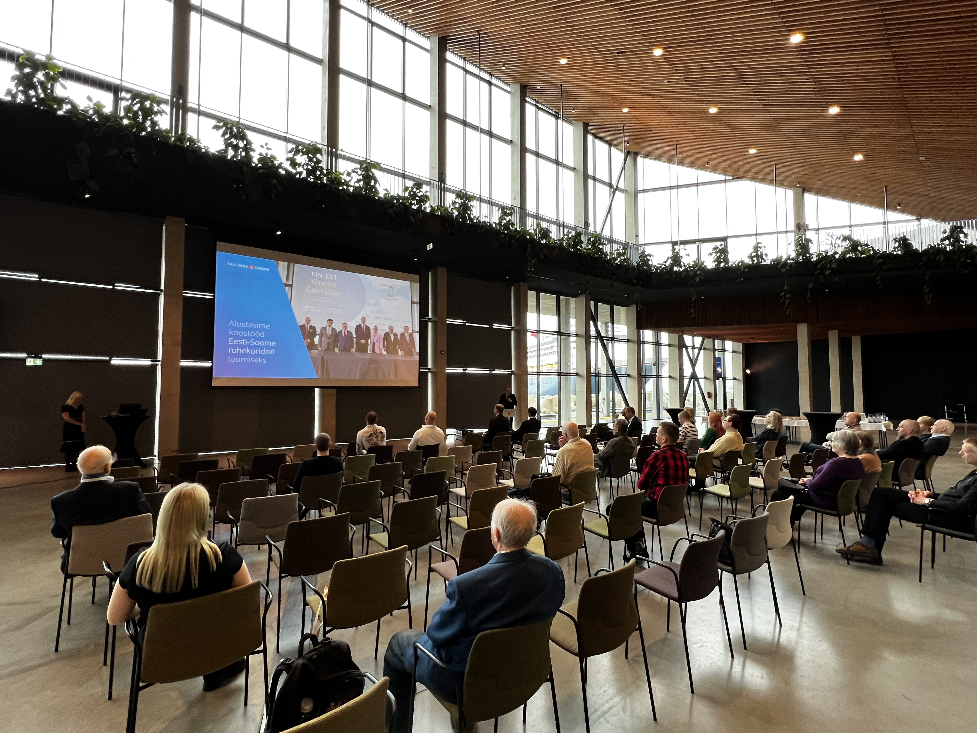 Seminar rooms of the conference center at the Tallinn cruise terminal