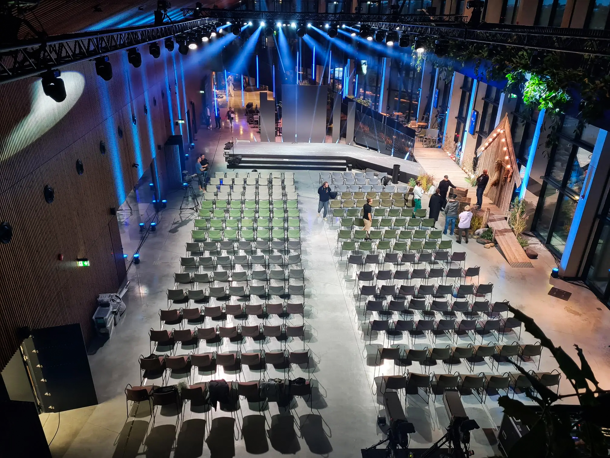 Port of Tallinn cruise terminal theater-style conference center