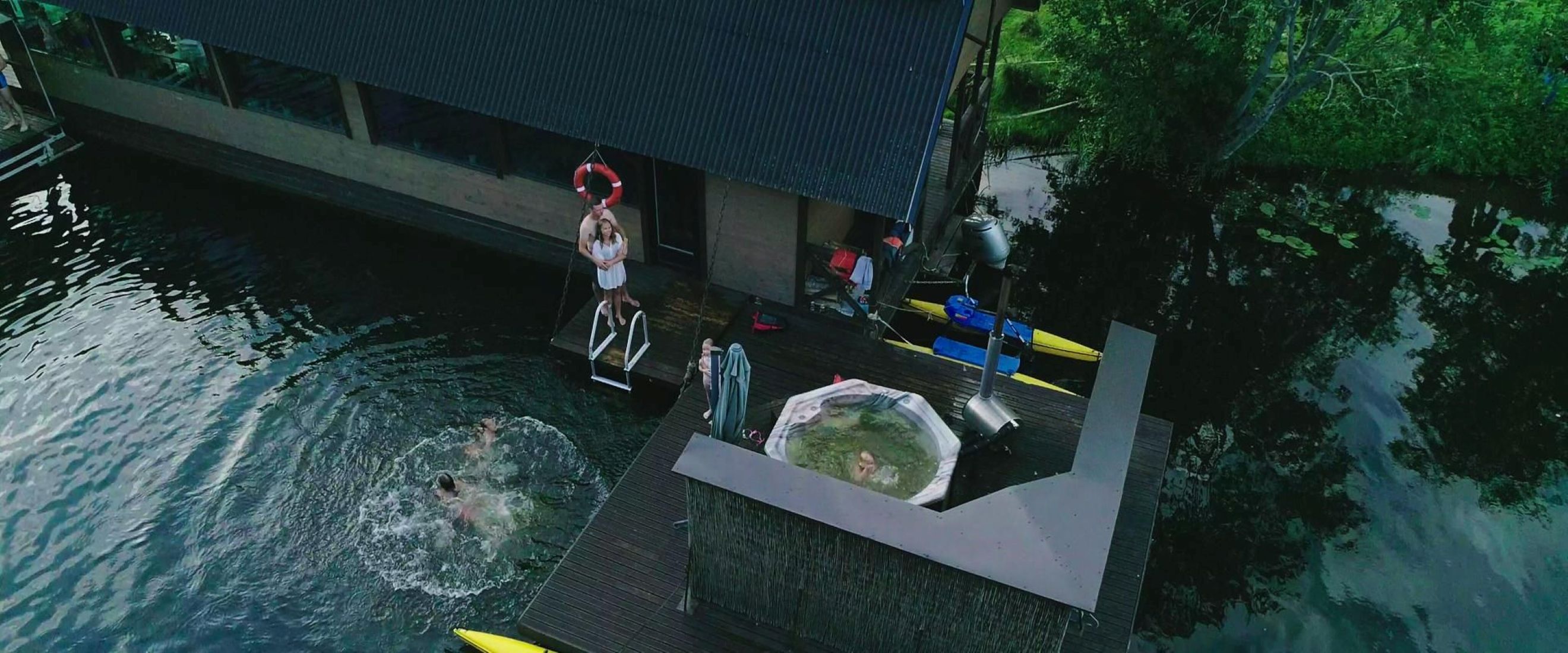 Sauna and hot tub trips on the Vigala River