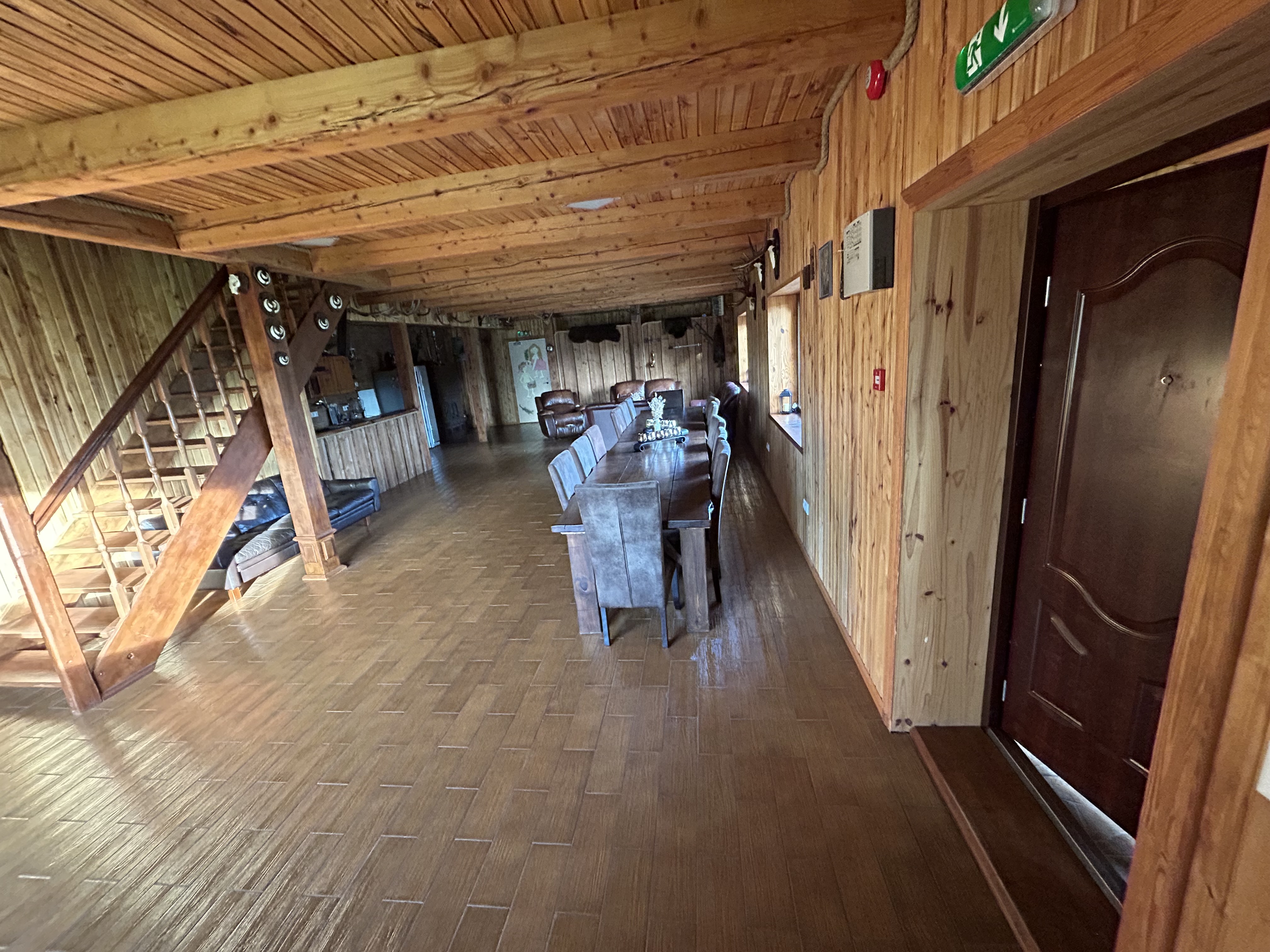 Raamatu puhkemaja saalist saunad