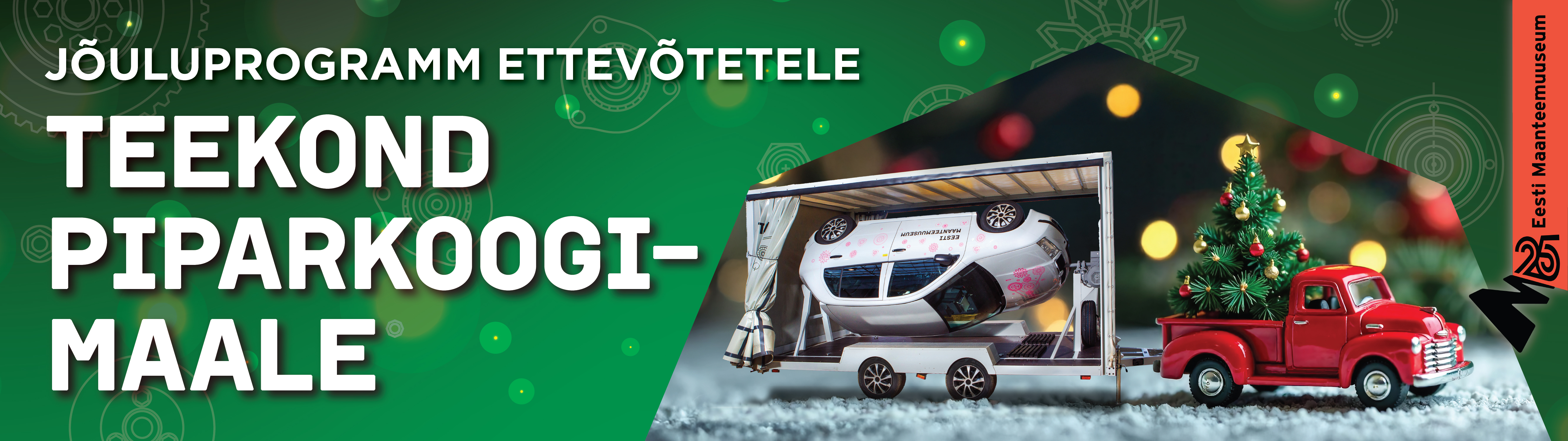 Eesti Maanteemuuseum kutsub töökollektiive, sõpruskondi ja seltskondi osa saama erilisest jõuluelamusest Põlvamaal! Täiskasvanutele mõeldud jõulurogra