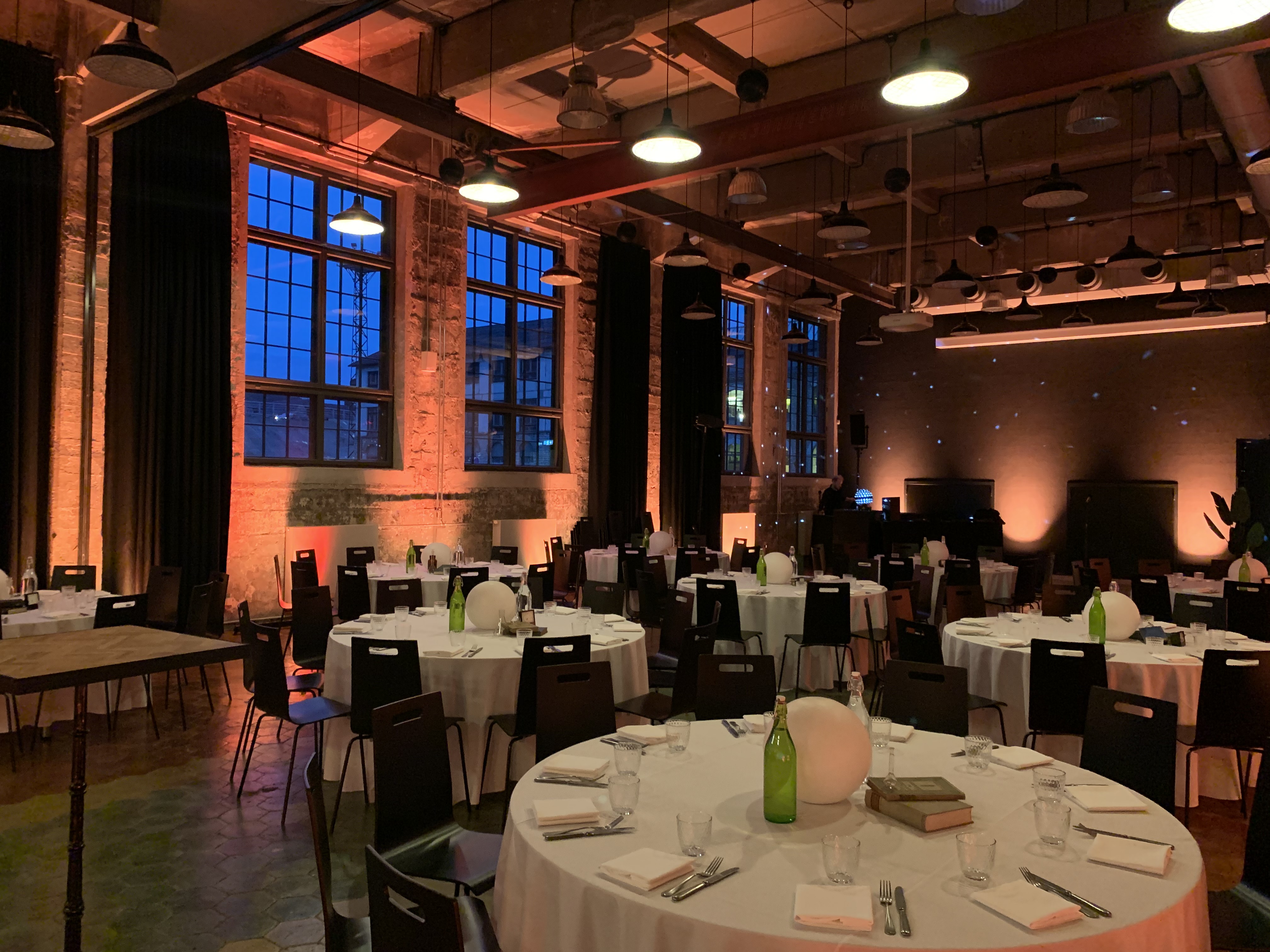 PROTO Invention Factory Pantera hall with tables