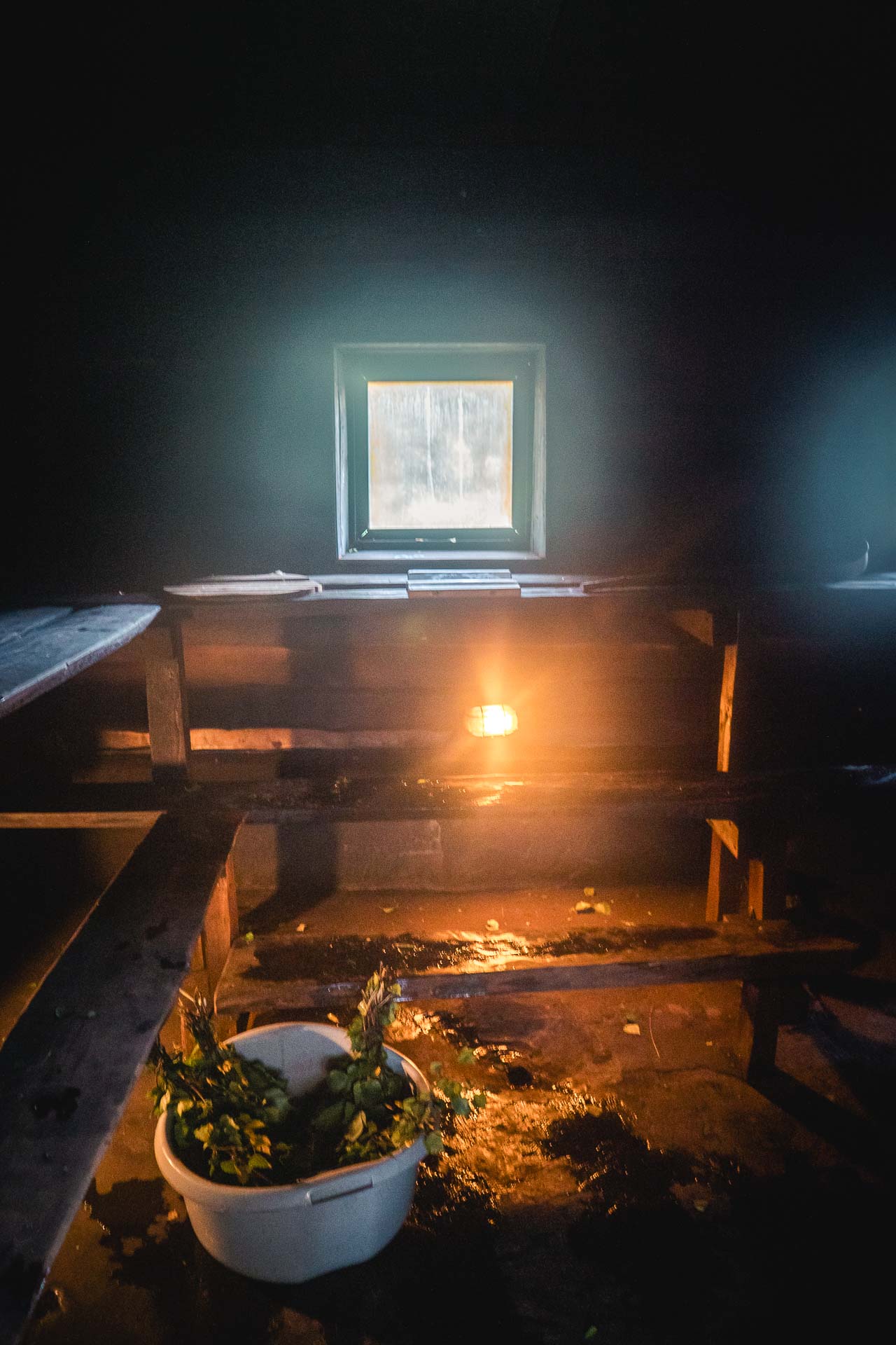 Suitsusauna leiliruum