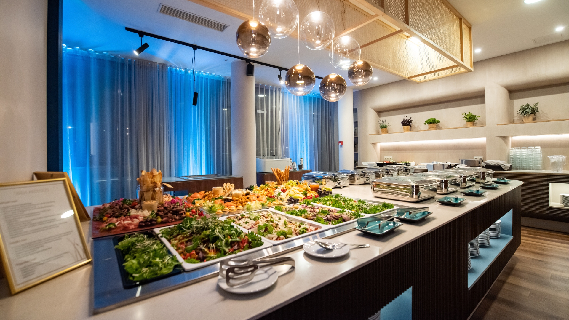 Restaurant NOOT buffet area