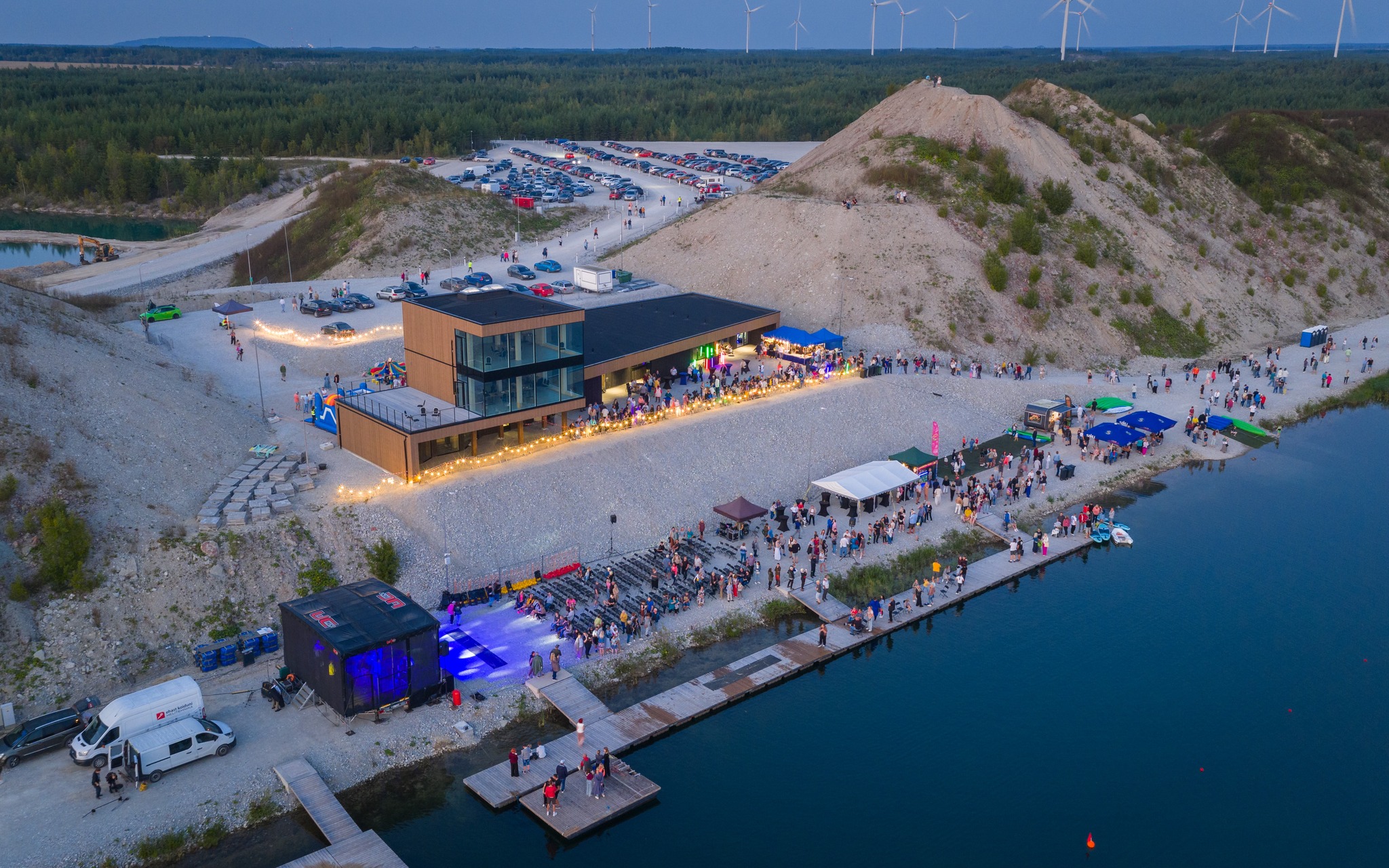 Aidu Veeseikluskeskus linnulennult AiduFest 2025