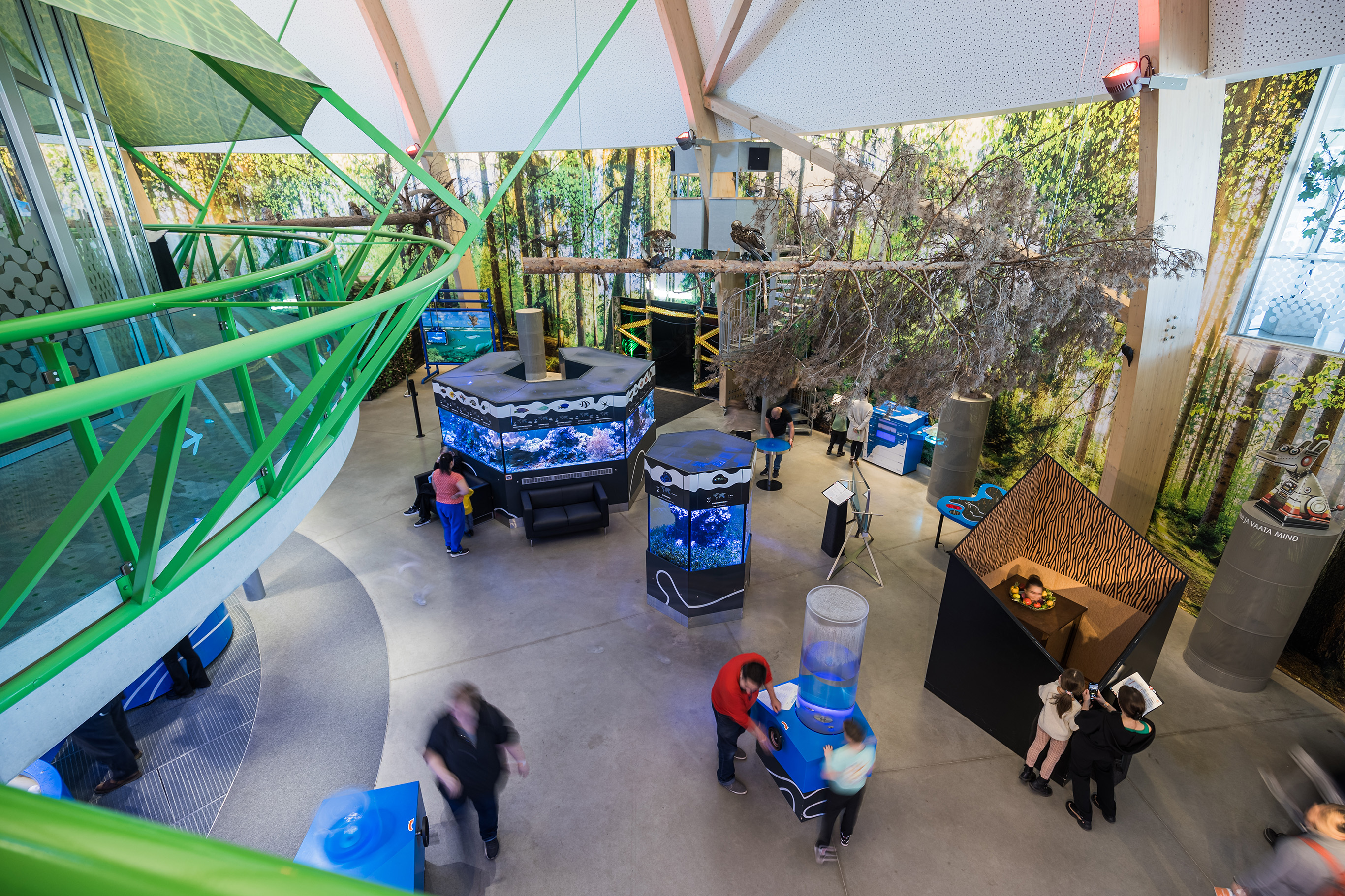 Nature Hall of the AHHAA Science Centre located in Tartu