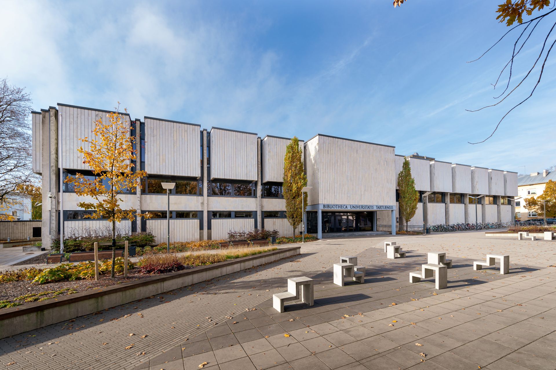 Tartu Ülikooli raamatukogu Tartu kesklinnas