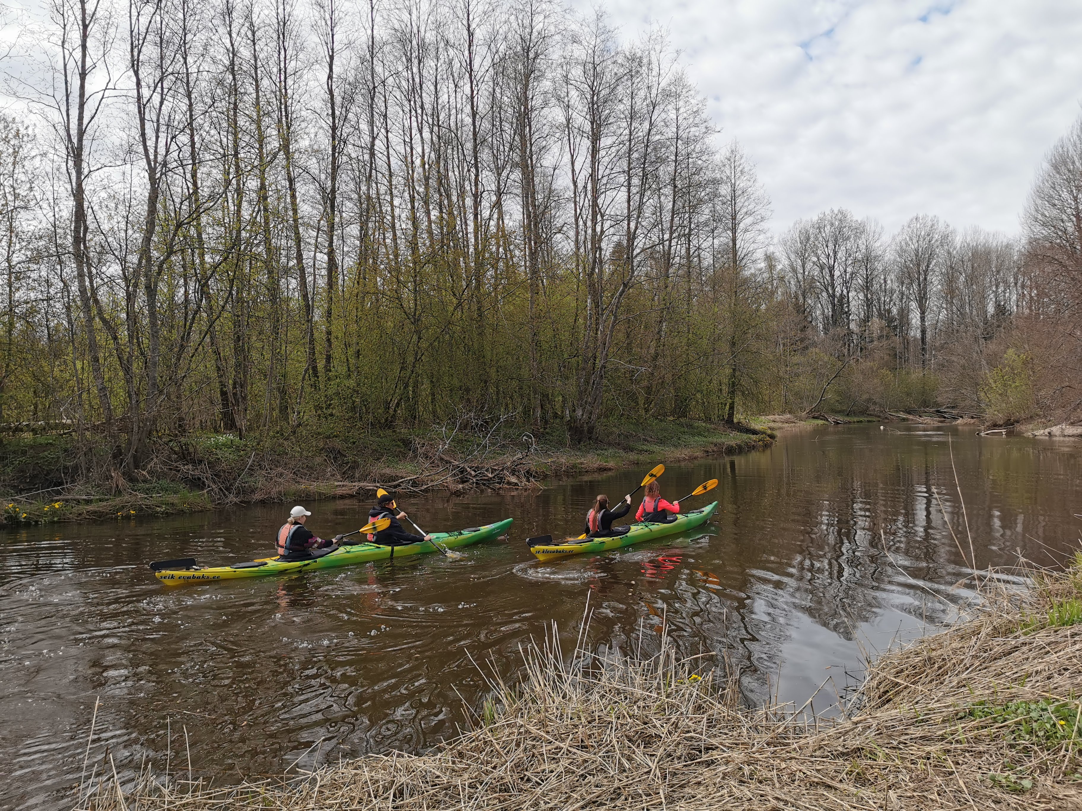 Spring water trip on the rivers of Soomaa National Park