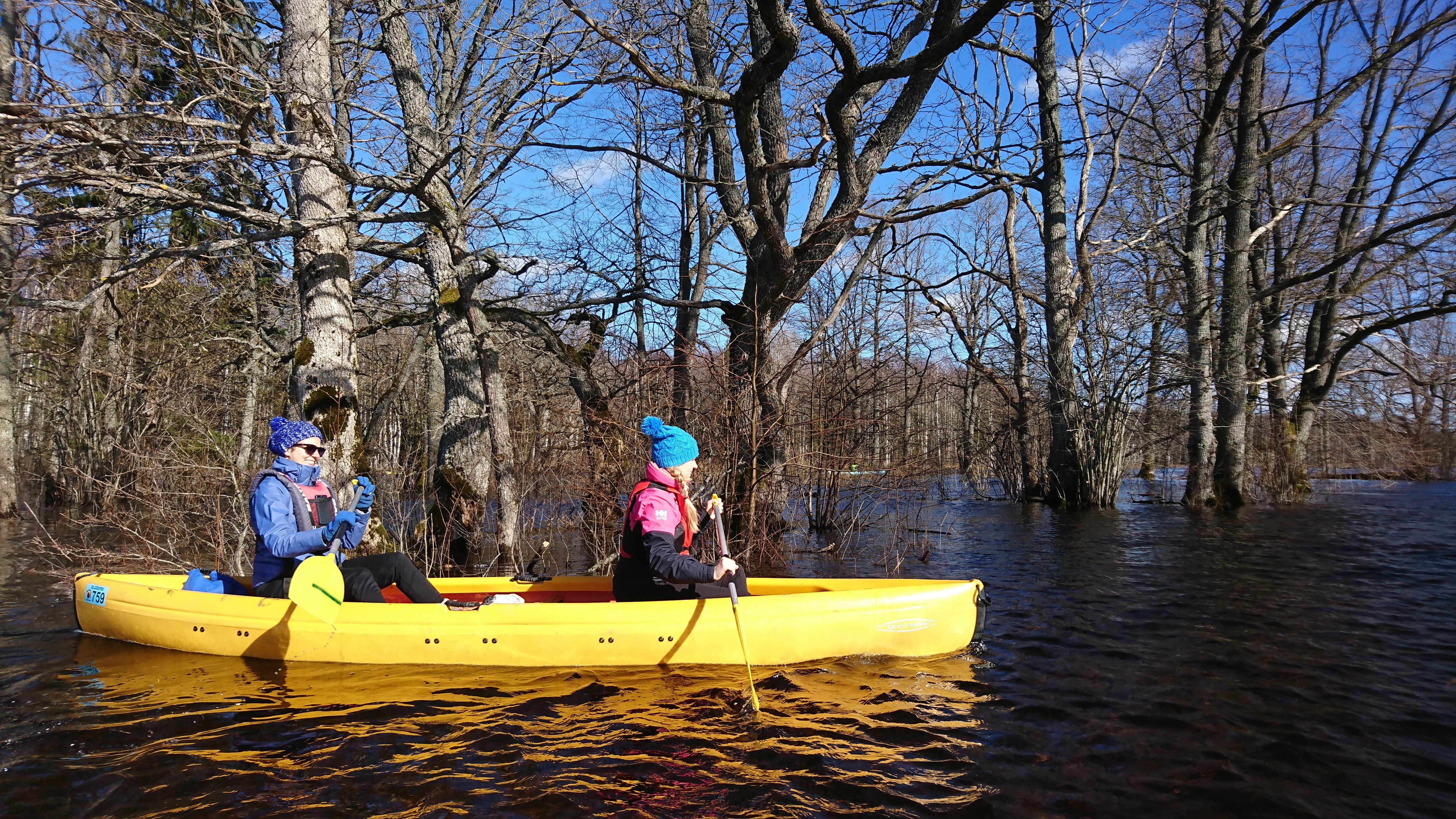 Kevadine kanuumatk Soomaa rahvuspargi suurveel