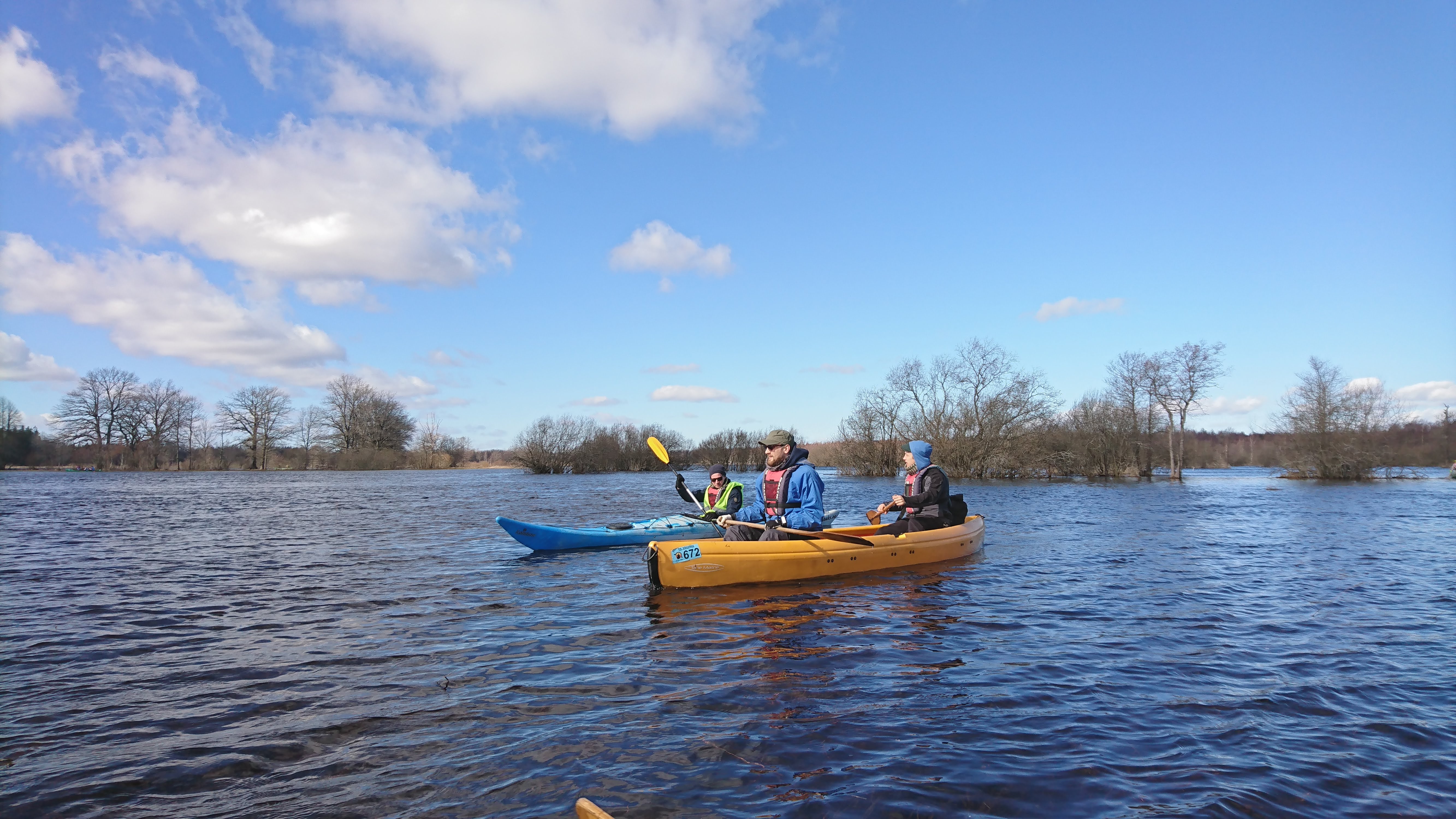 Kajaki- või kanuumatk Soomaa rahvuspargi suurveel