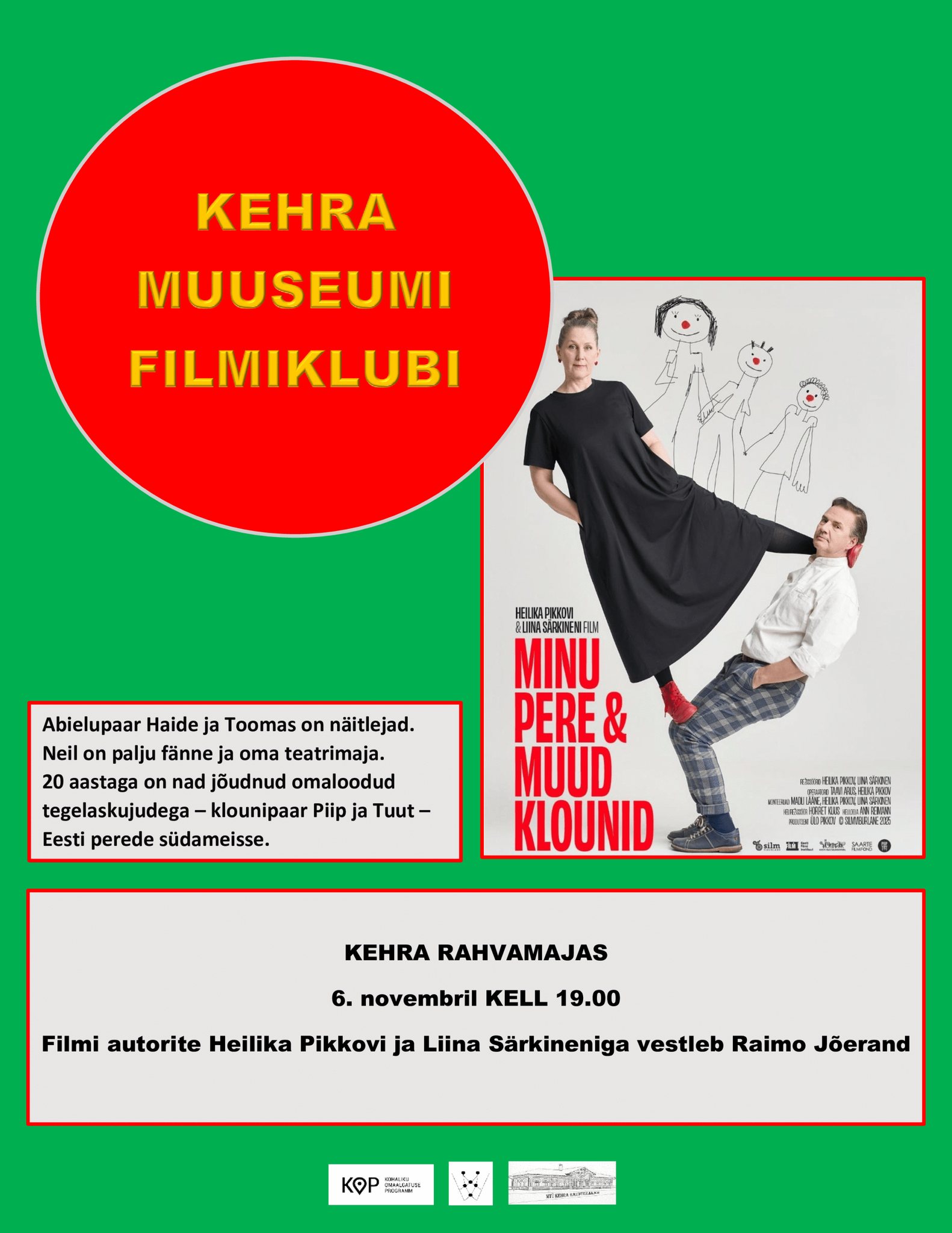 Novembrikuu filmiklubi plakat