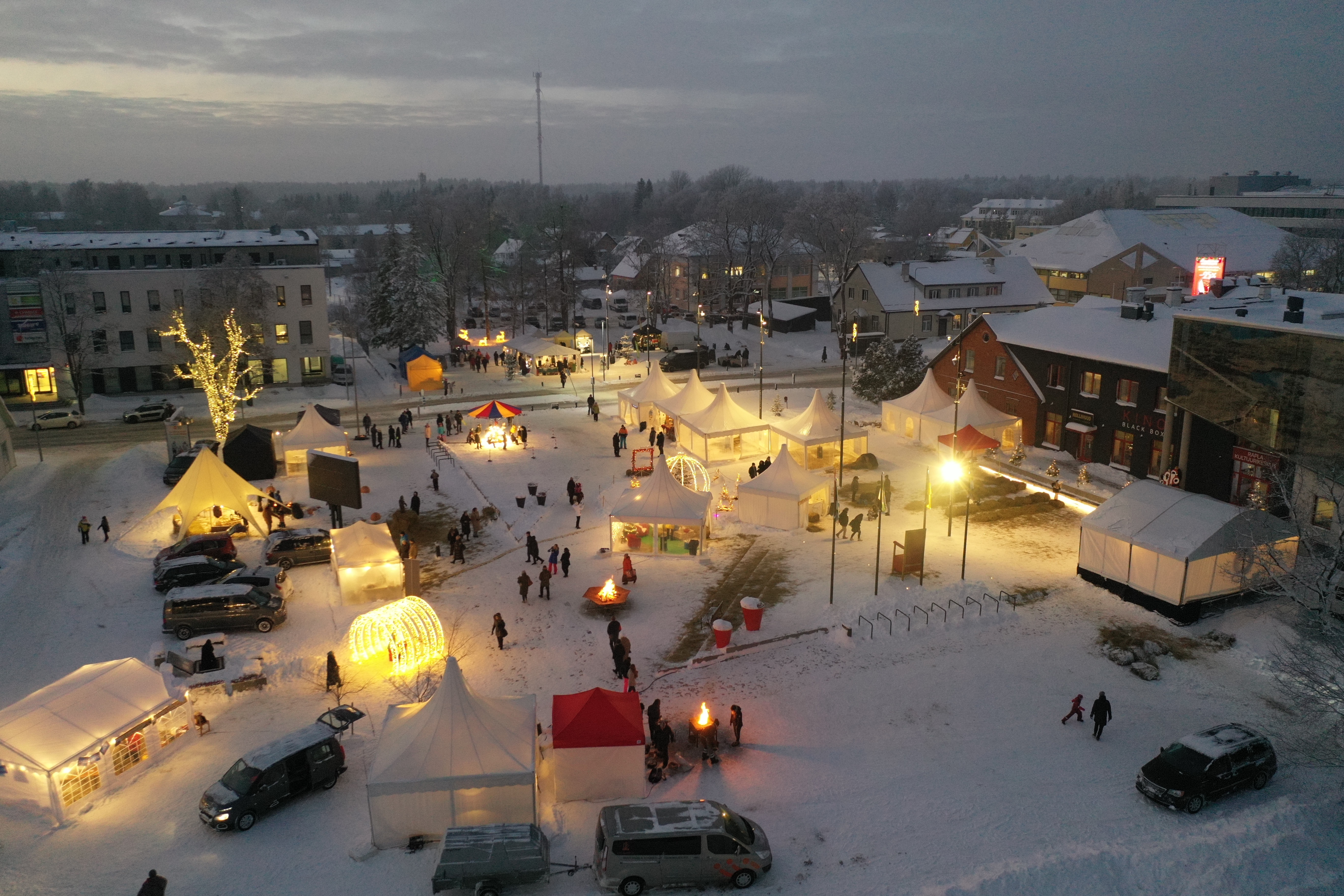 Õhtu Rapla jõulumaal