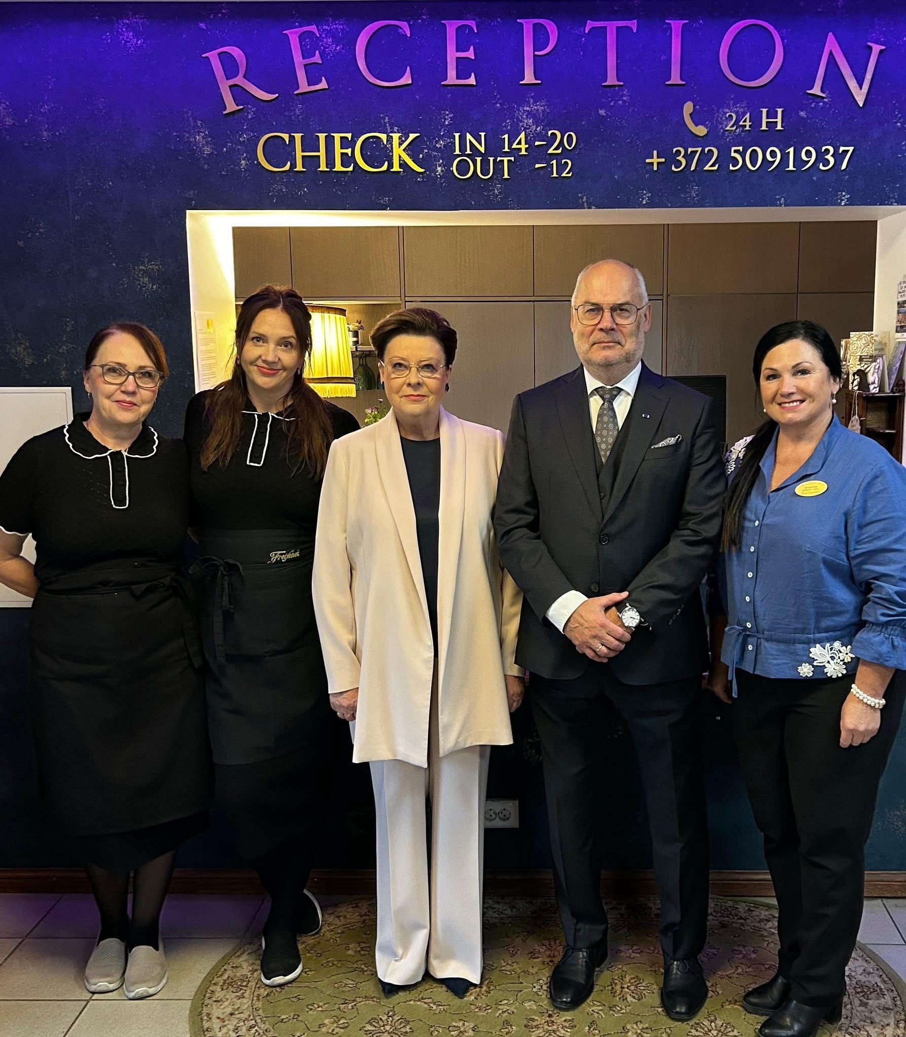 Carl Schmidti Maja külalistemaja presidendi külaskäik