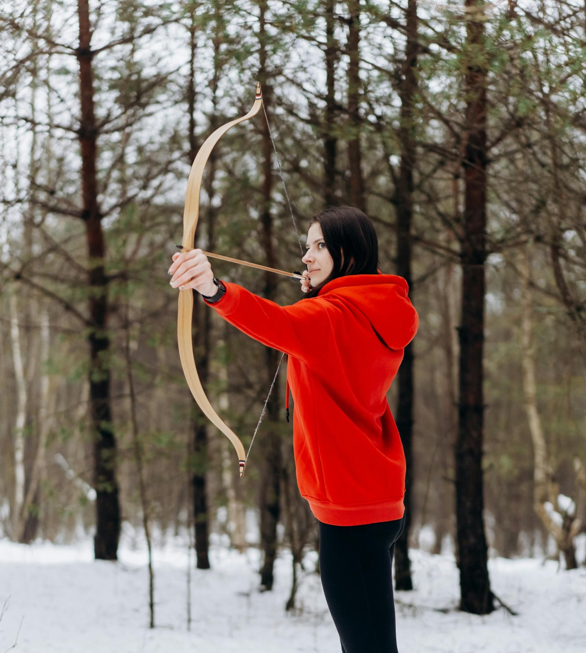 Archery in winter at Kallaste Farm