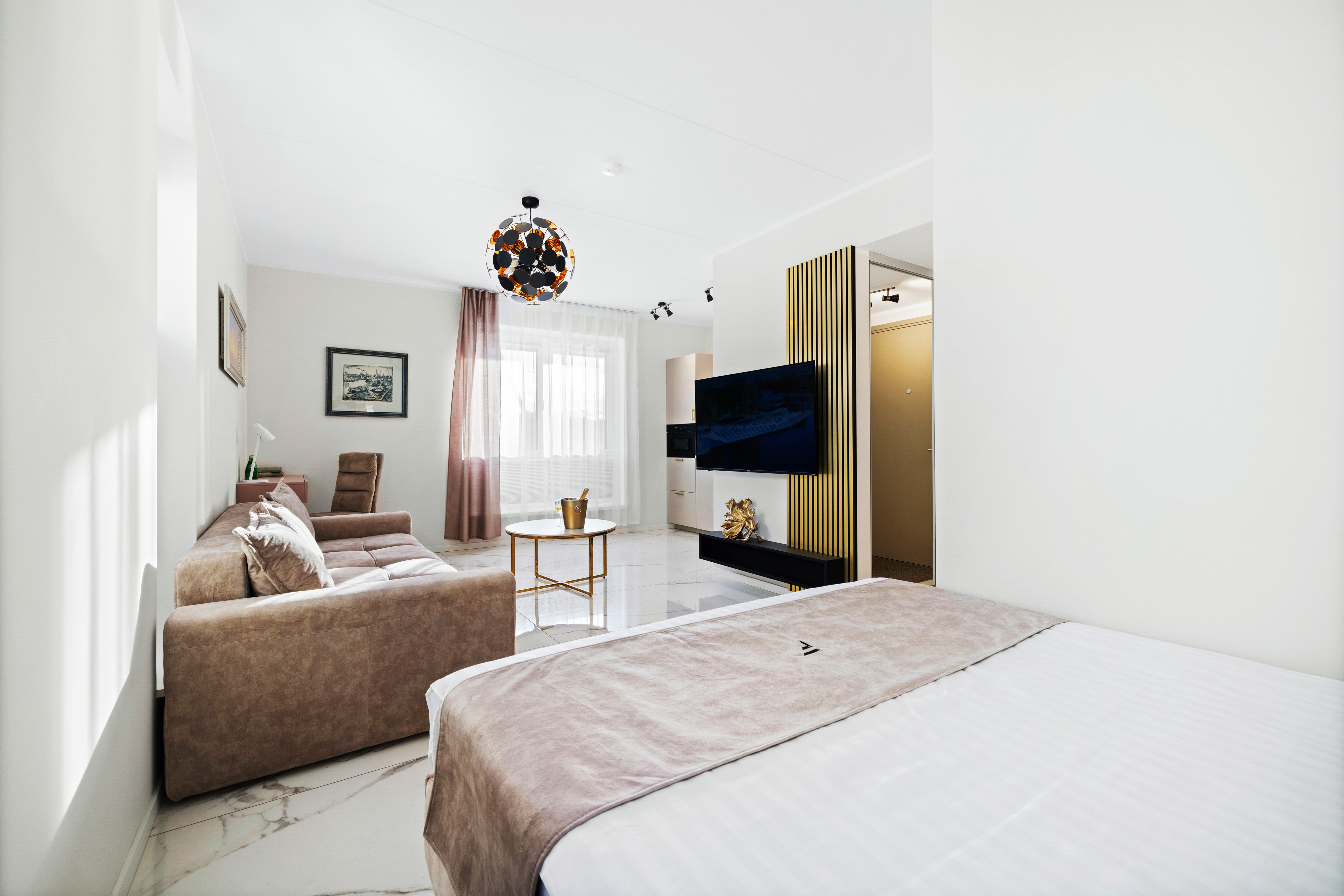 Modern eingerichtete F-Apartments im Zentrum von Tartu