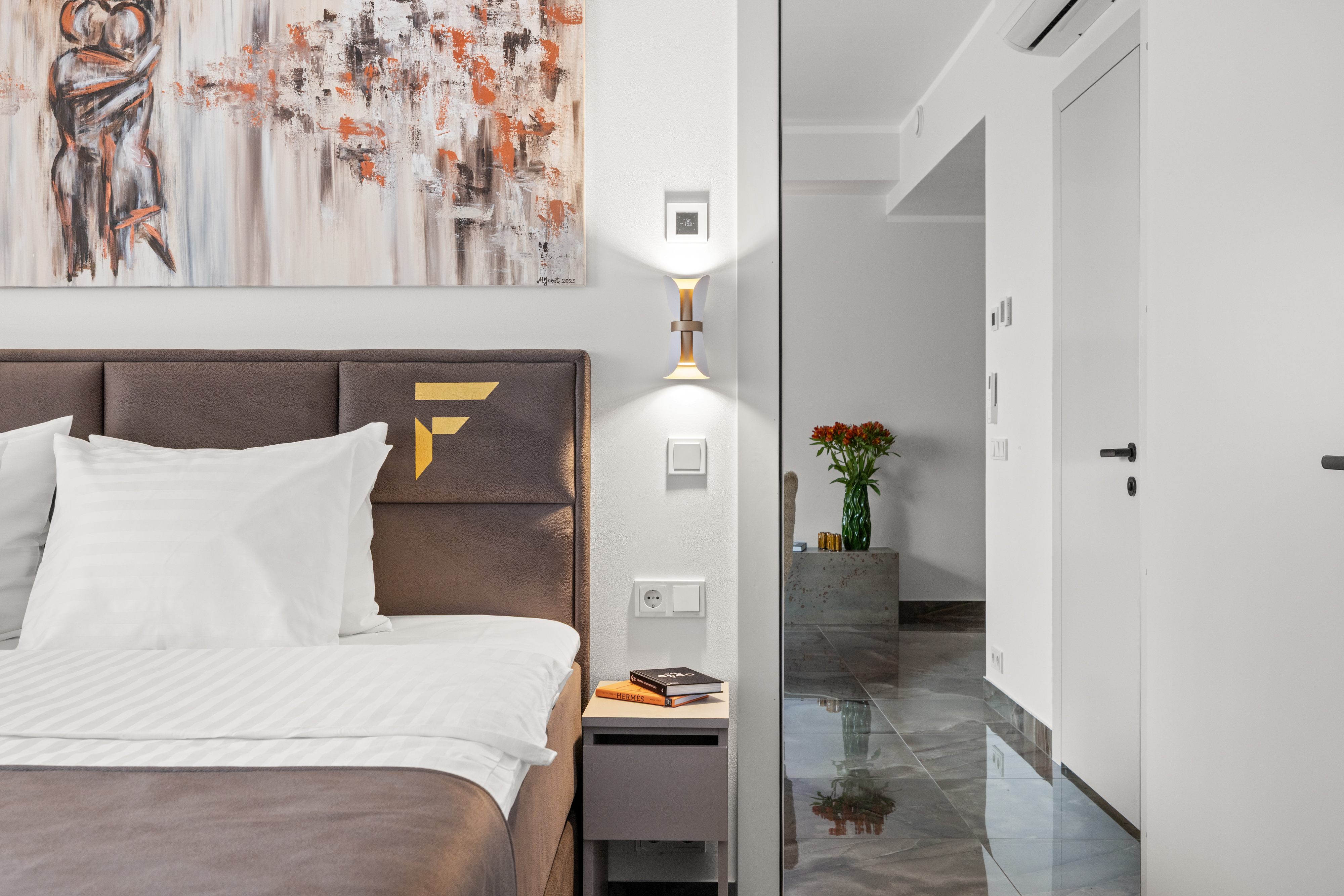 Moderne skandinavische Einrichtung in den Tartuer F-Apartments