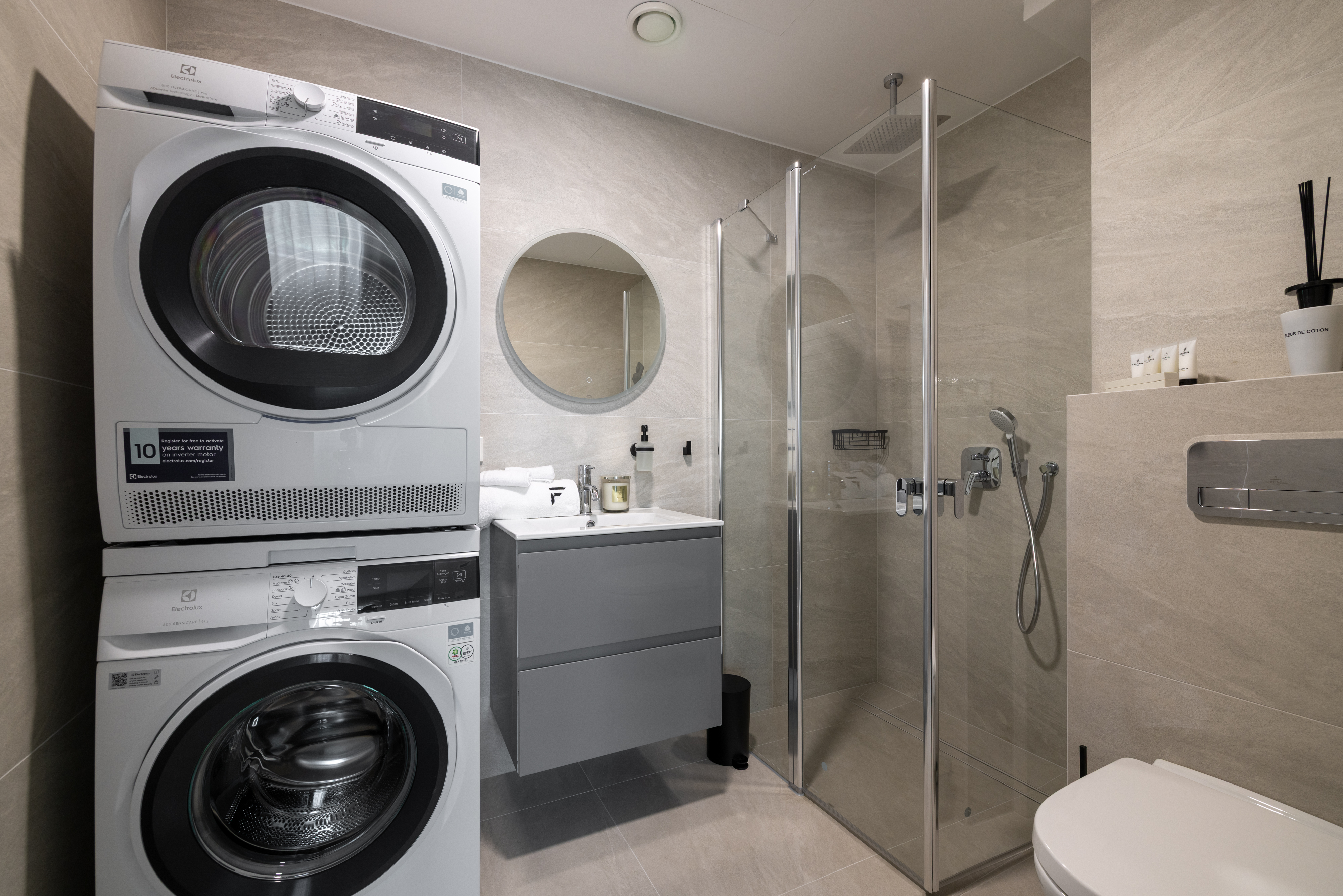 F-Apartments – stilvolles Badezimmer