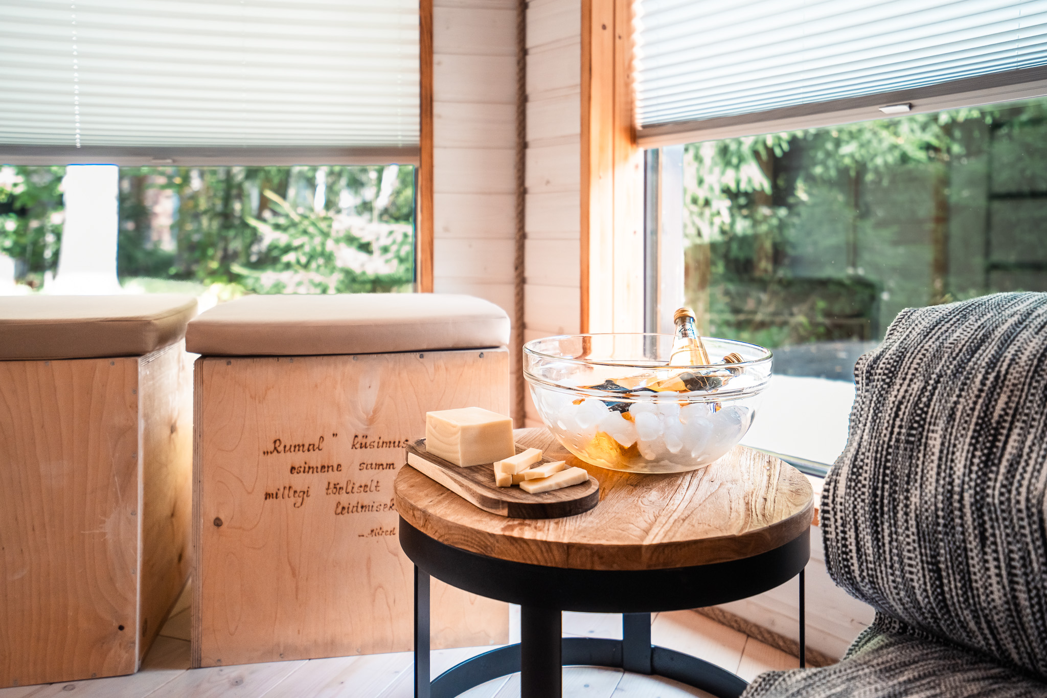 Sauna by the bog lake