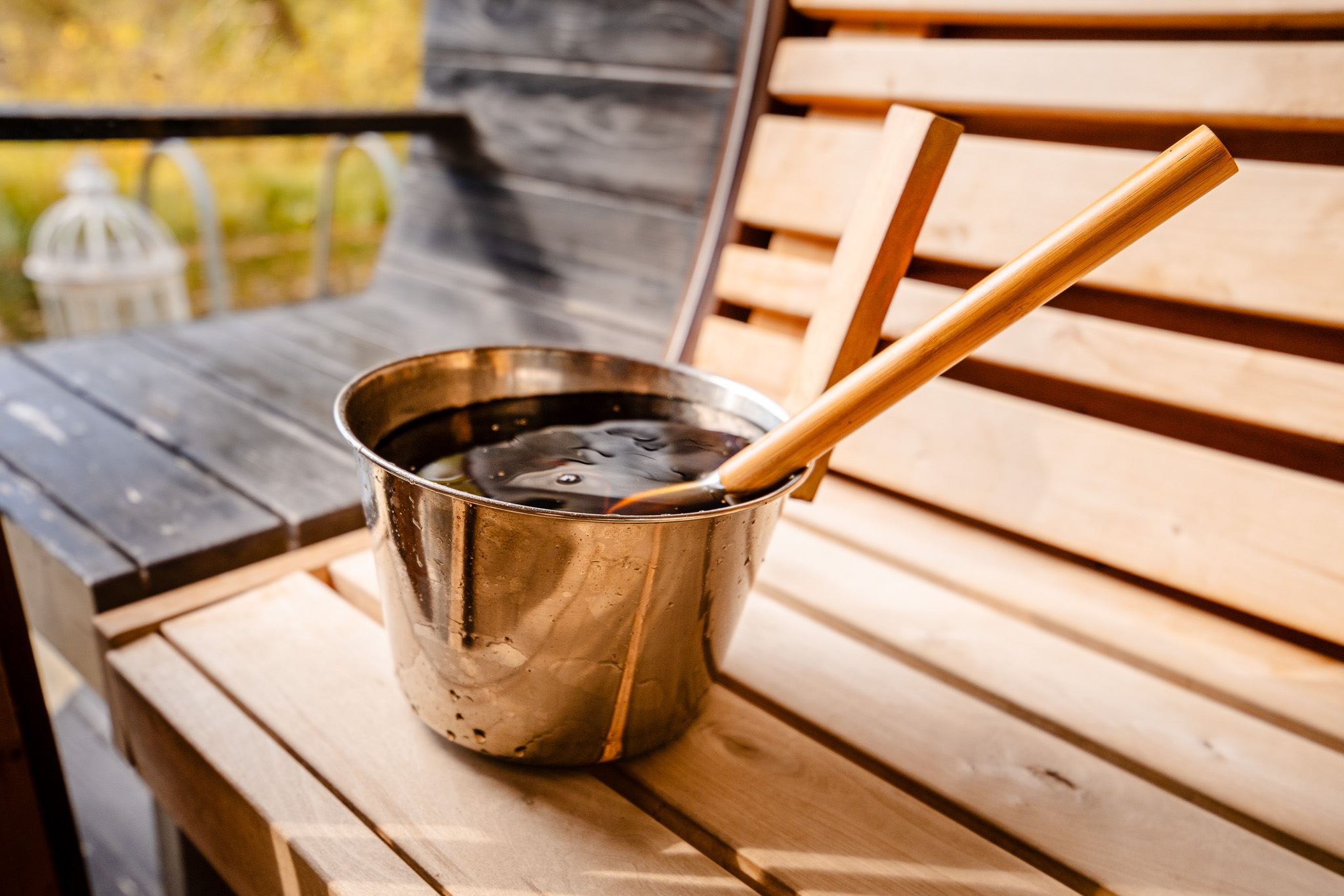 Sauna by the bog lake