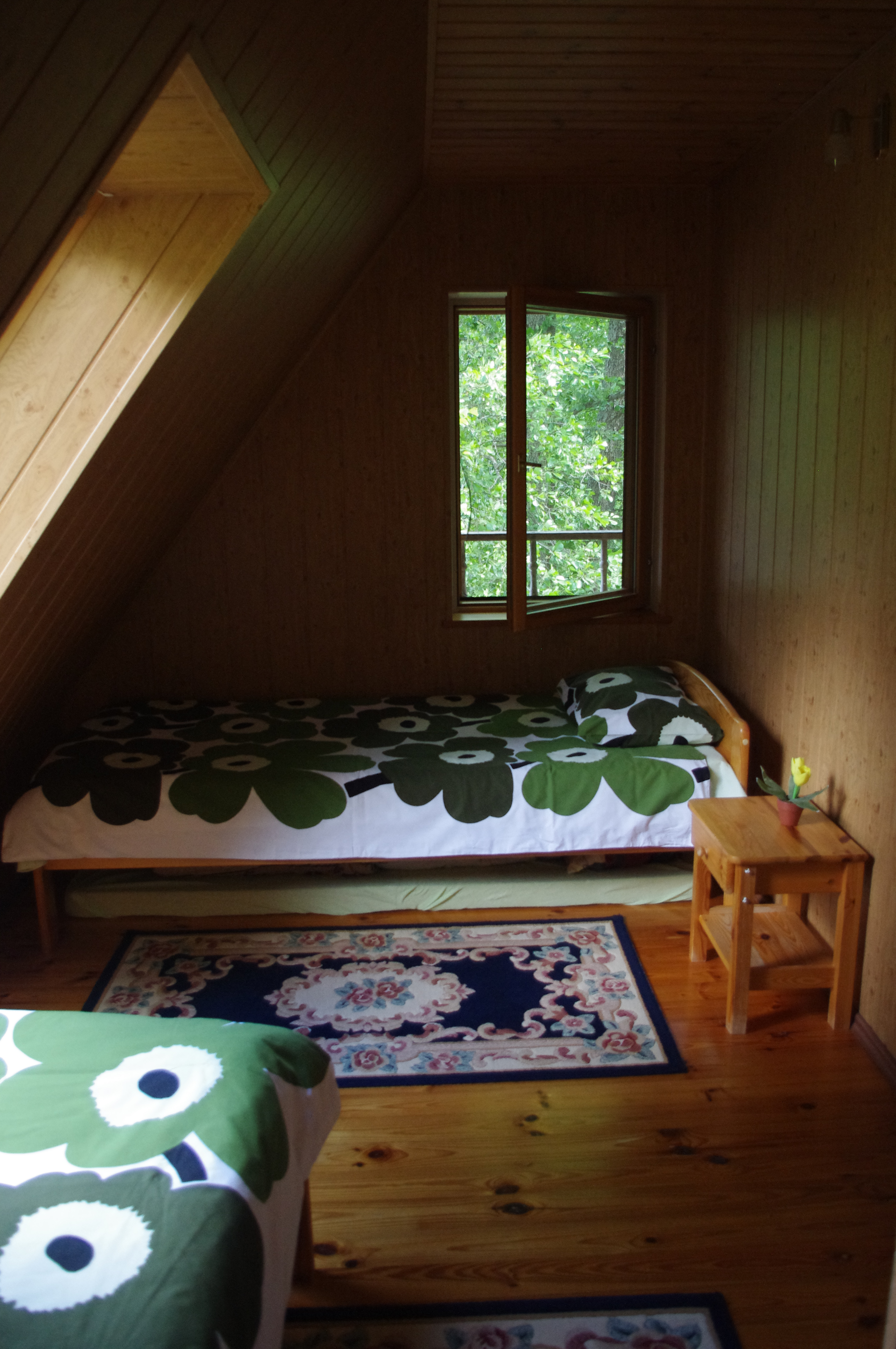 Kõverjärve talu puhkemaja magamistuba