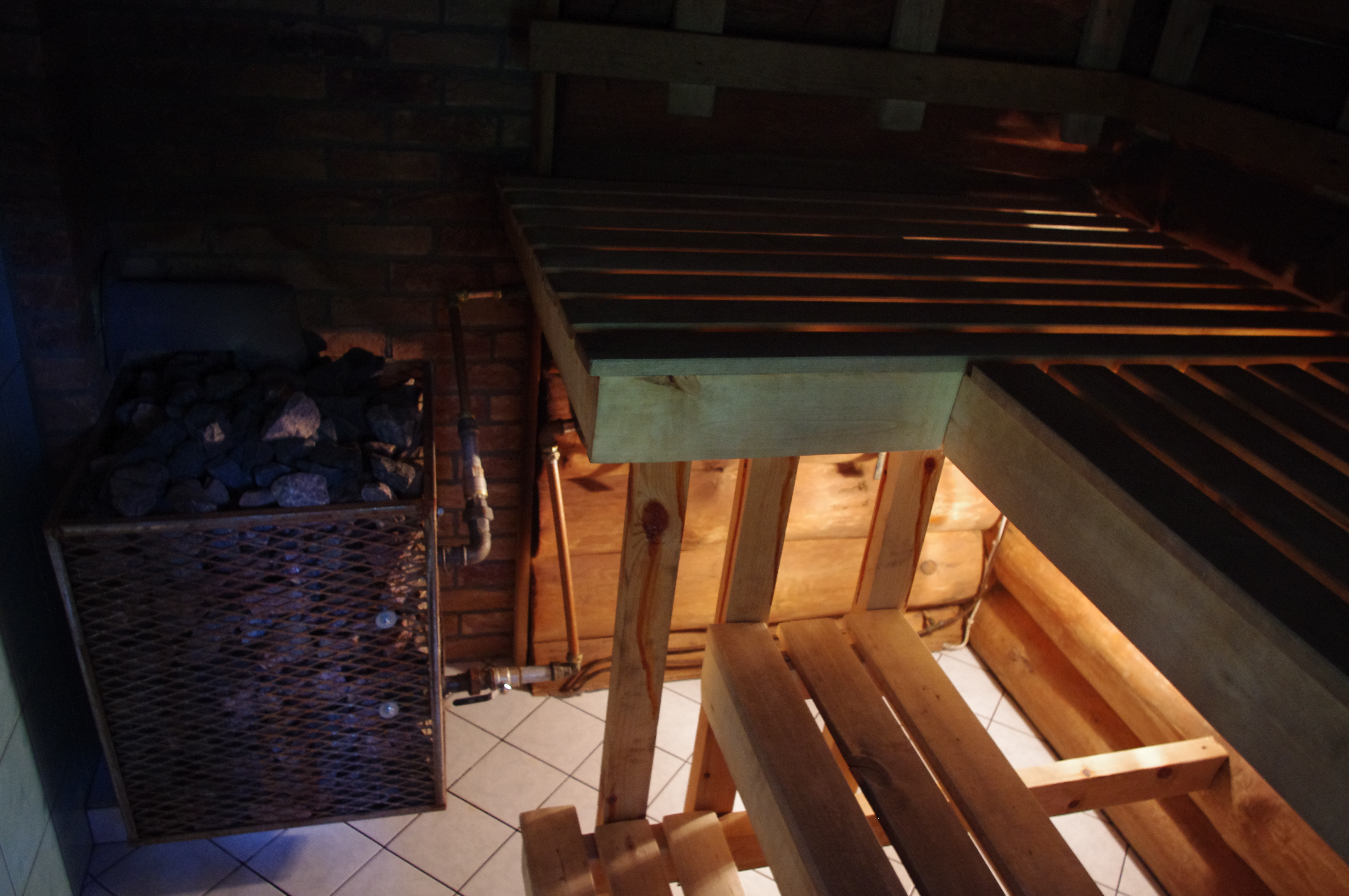 Saun Kõverjärve talu puhkemajas