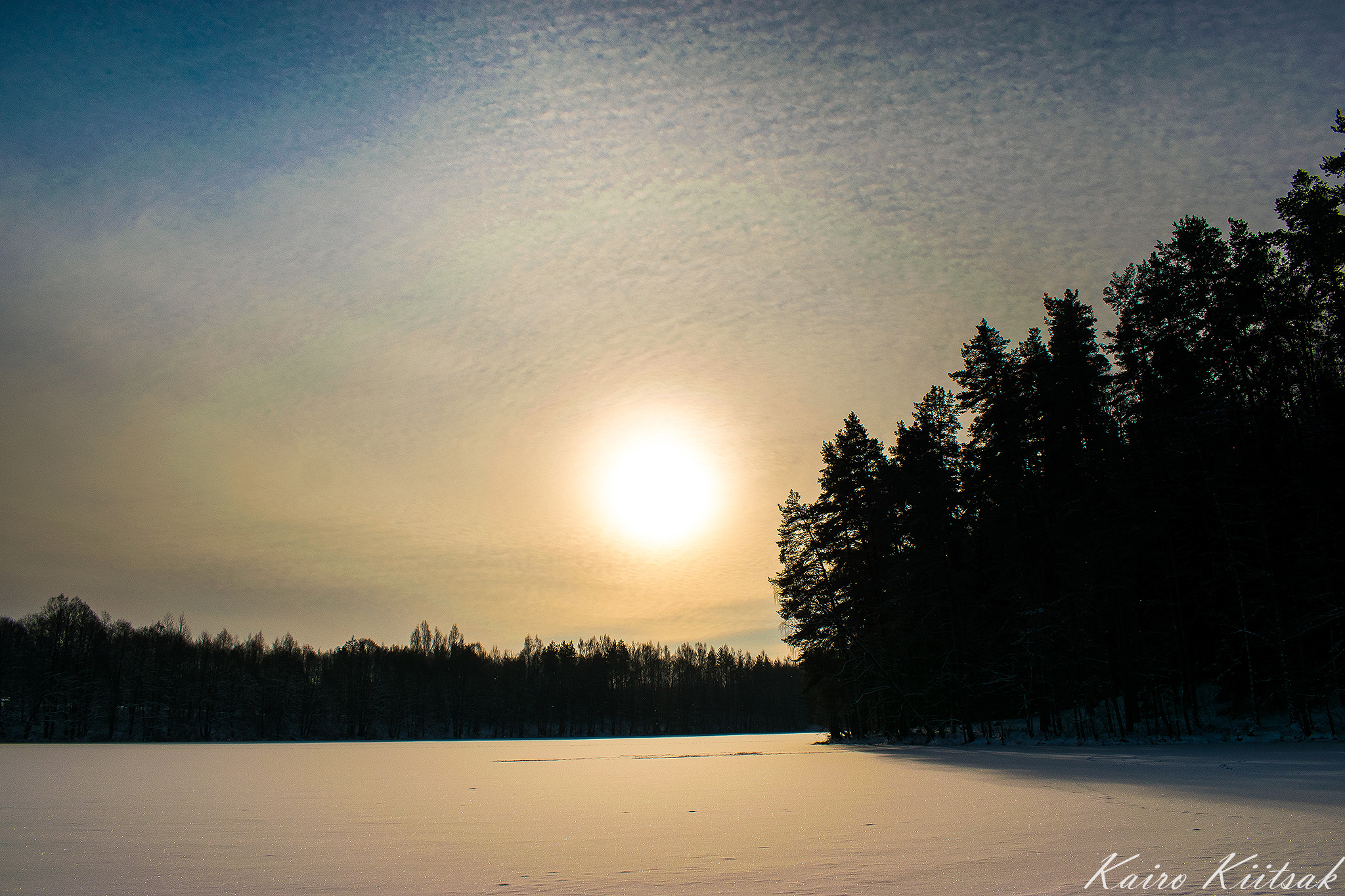 Kõvera järv talvel