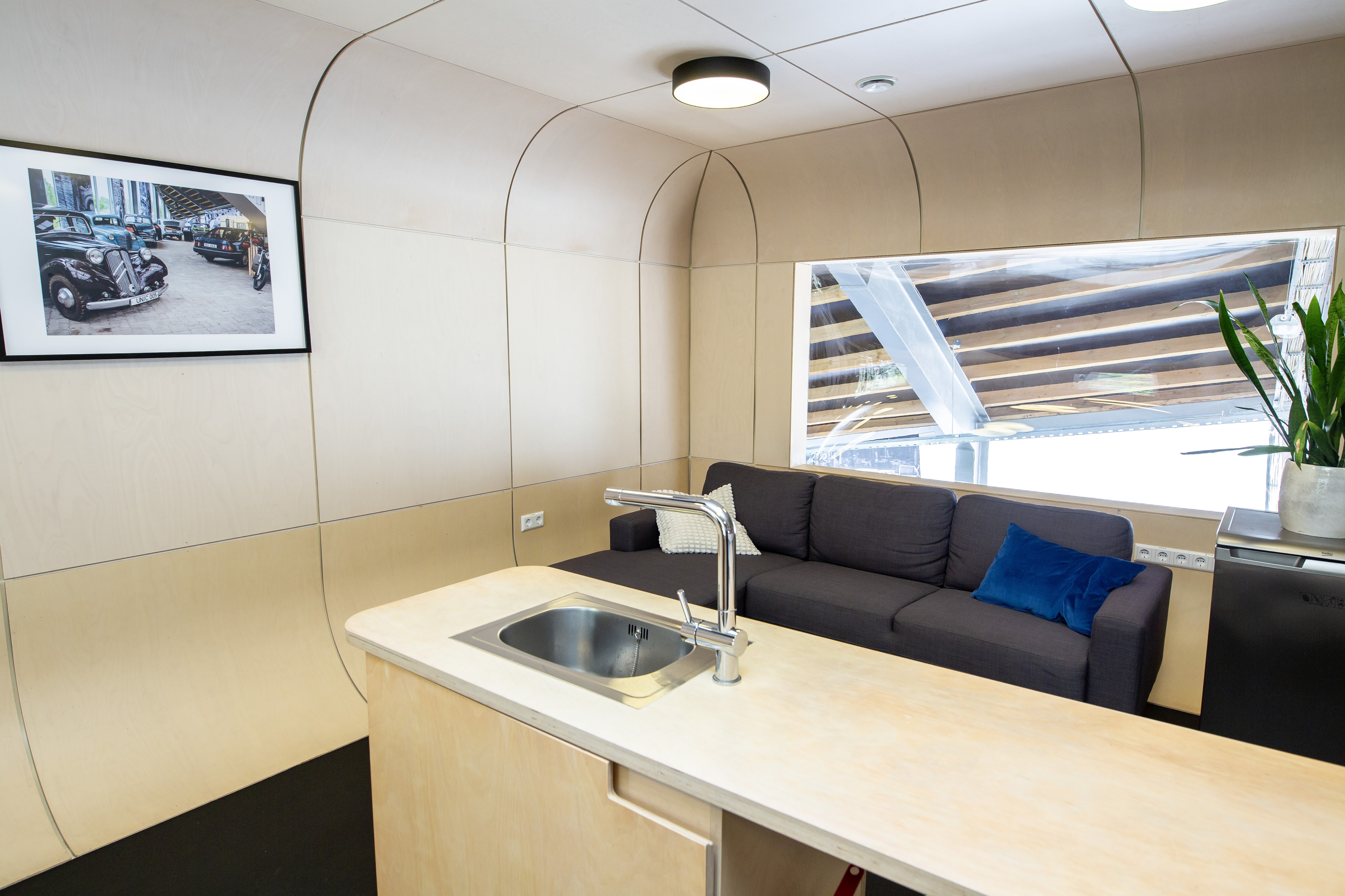 Remote-Arbeitsplatz in der Maschinenhalle