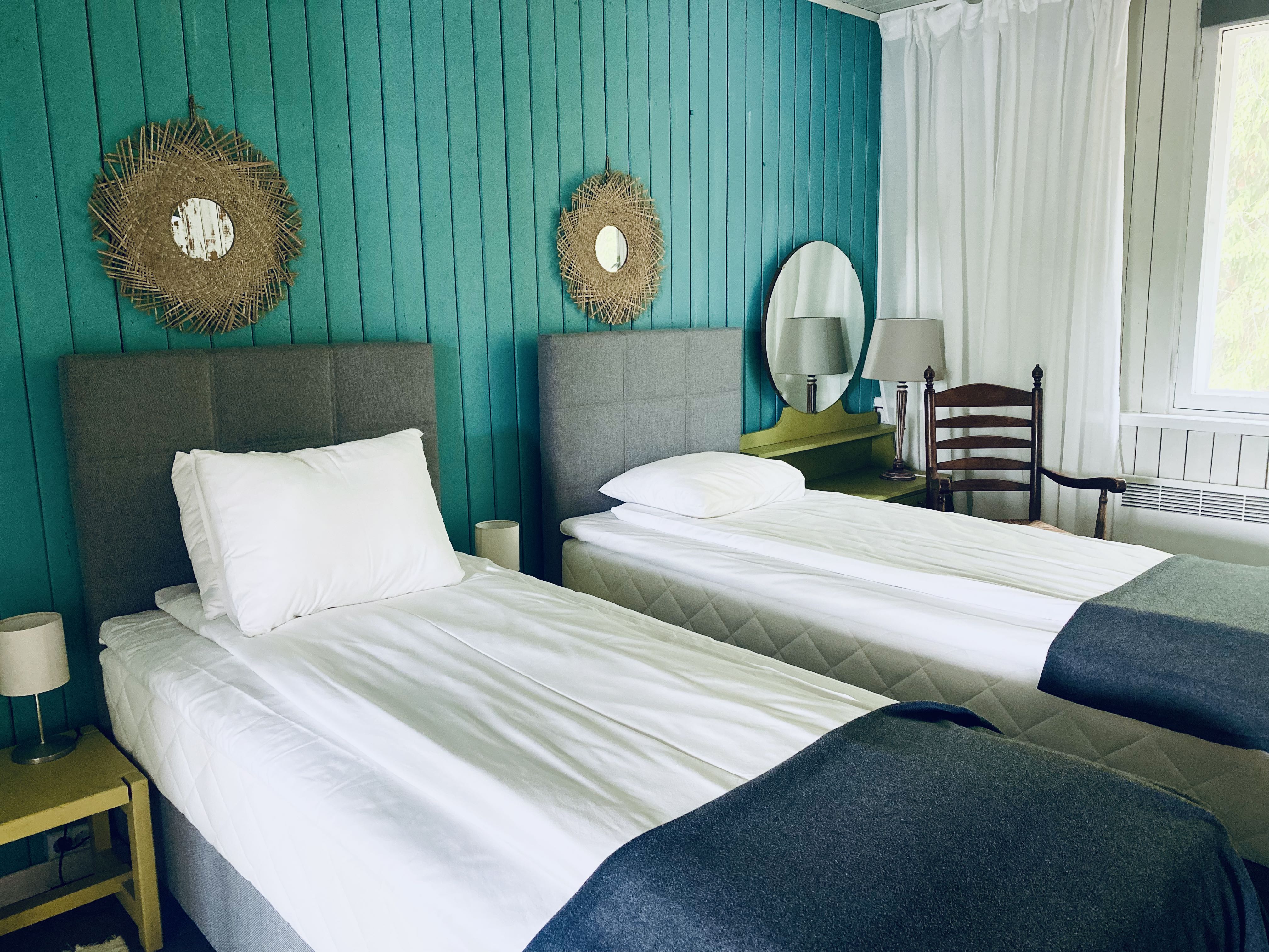 Saarjärve Villa 2. korruse toad (jagatud WC ja pesuruumidega)