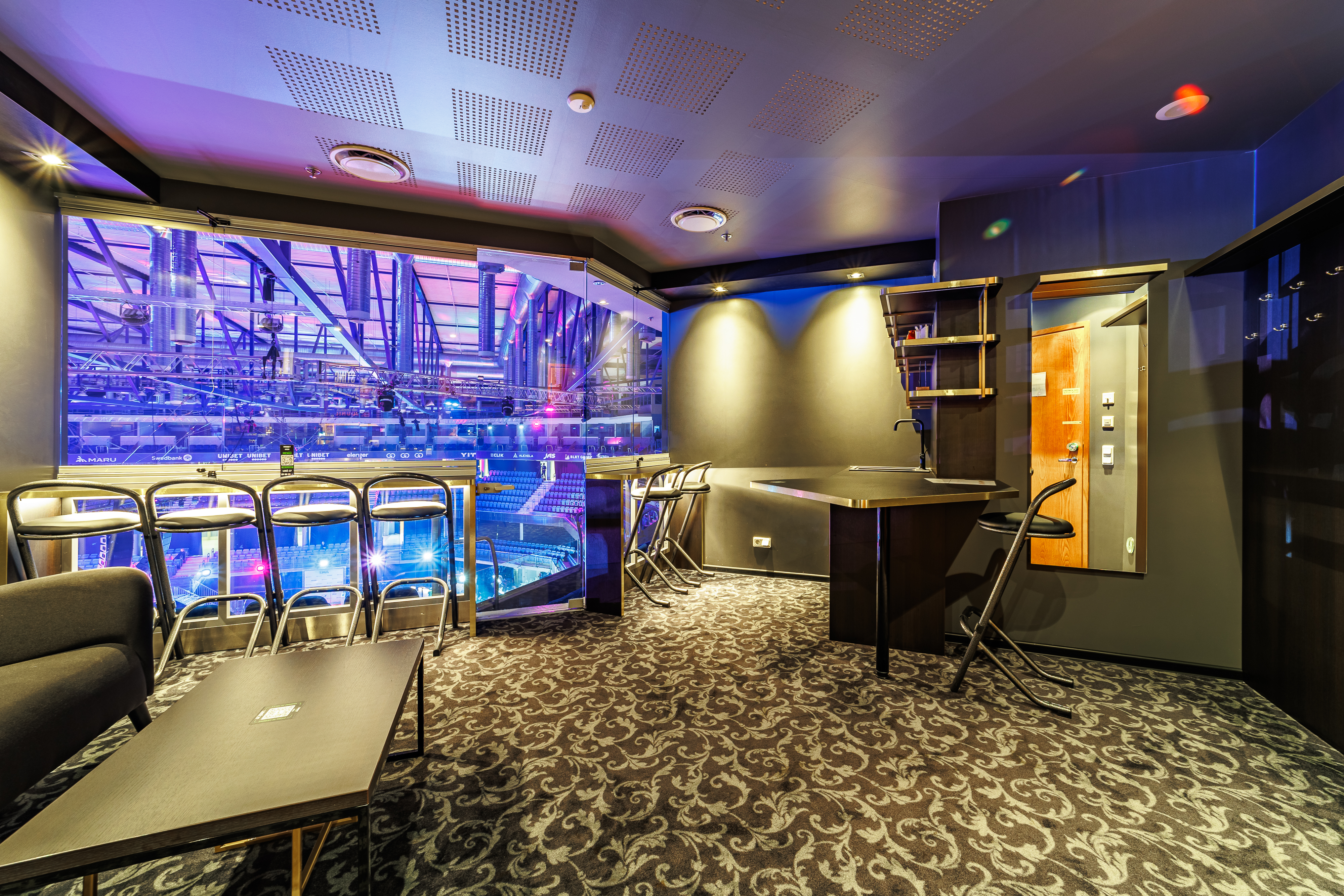 A lounge for a more private gathering