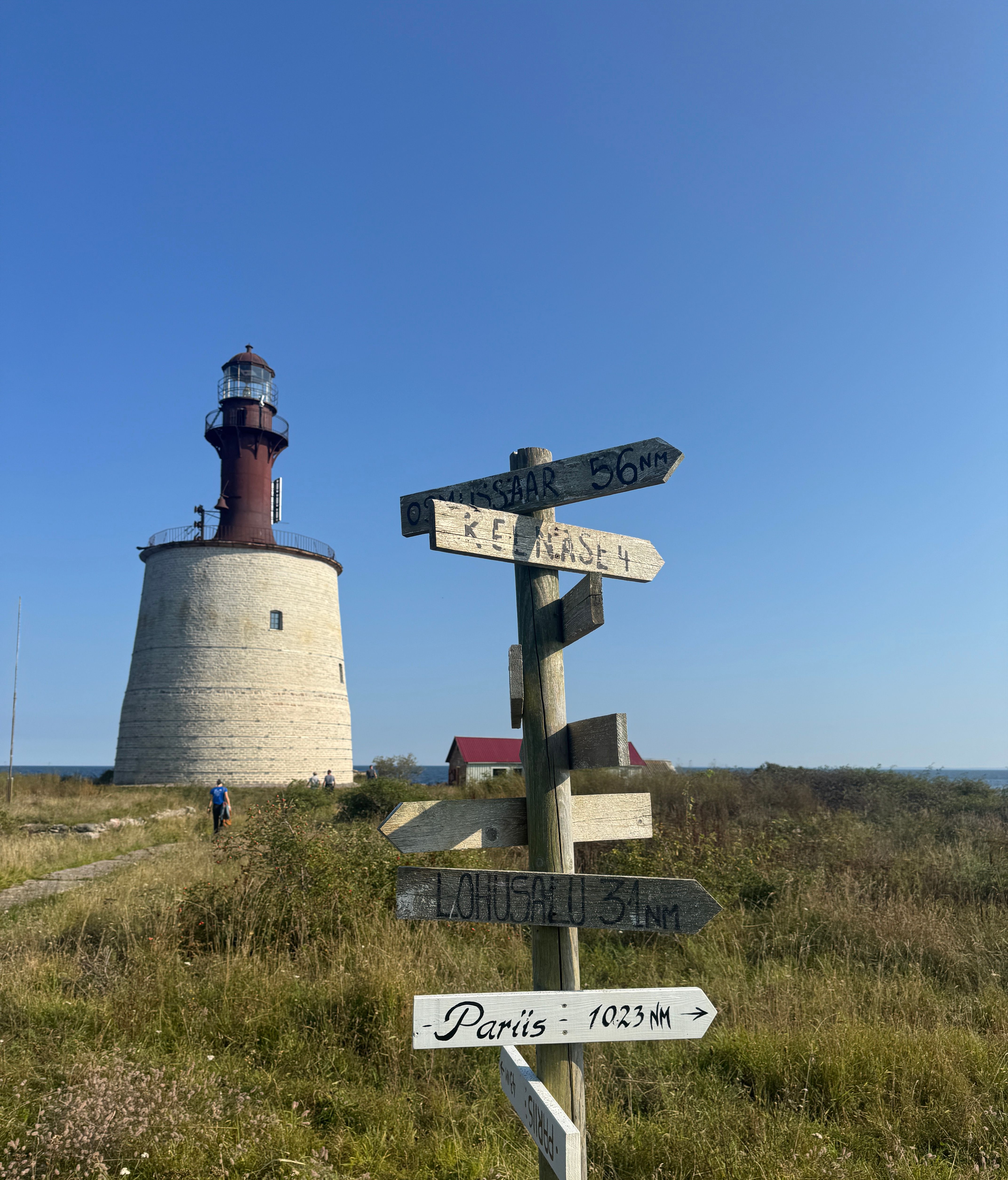 Keri Lighthouse and historical symbol