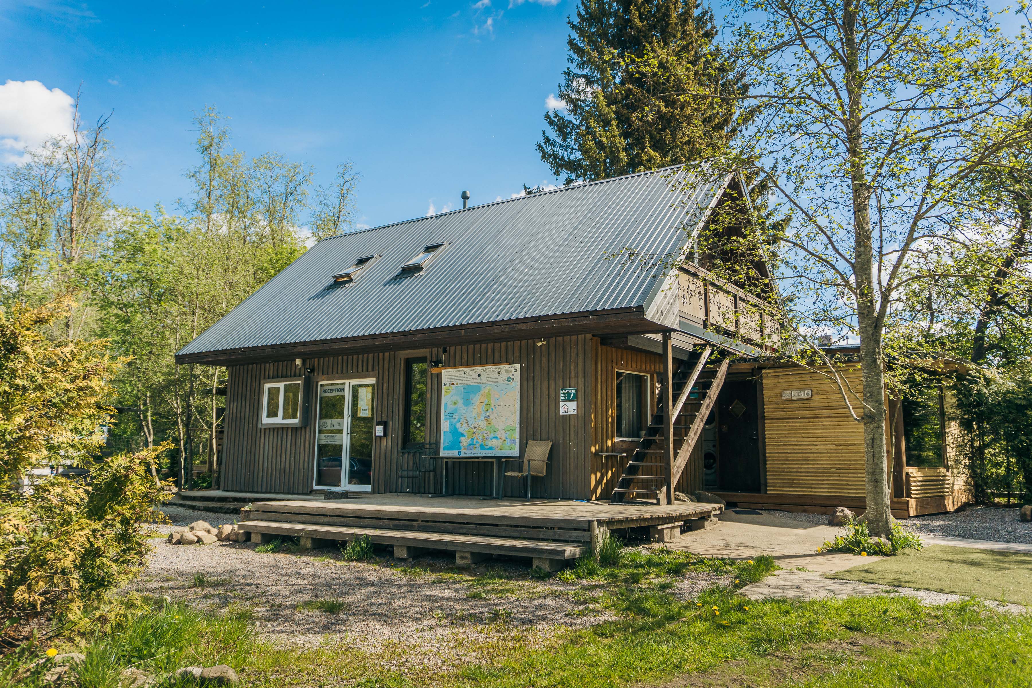 Saunapunkti puhkeküla vastuvõtt