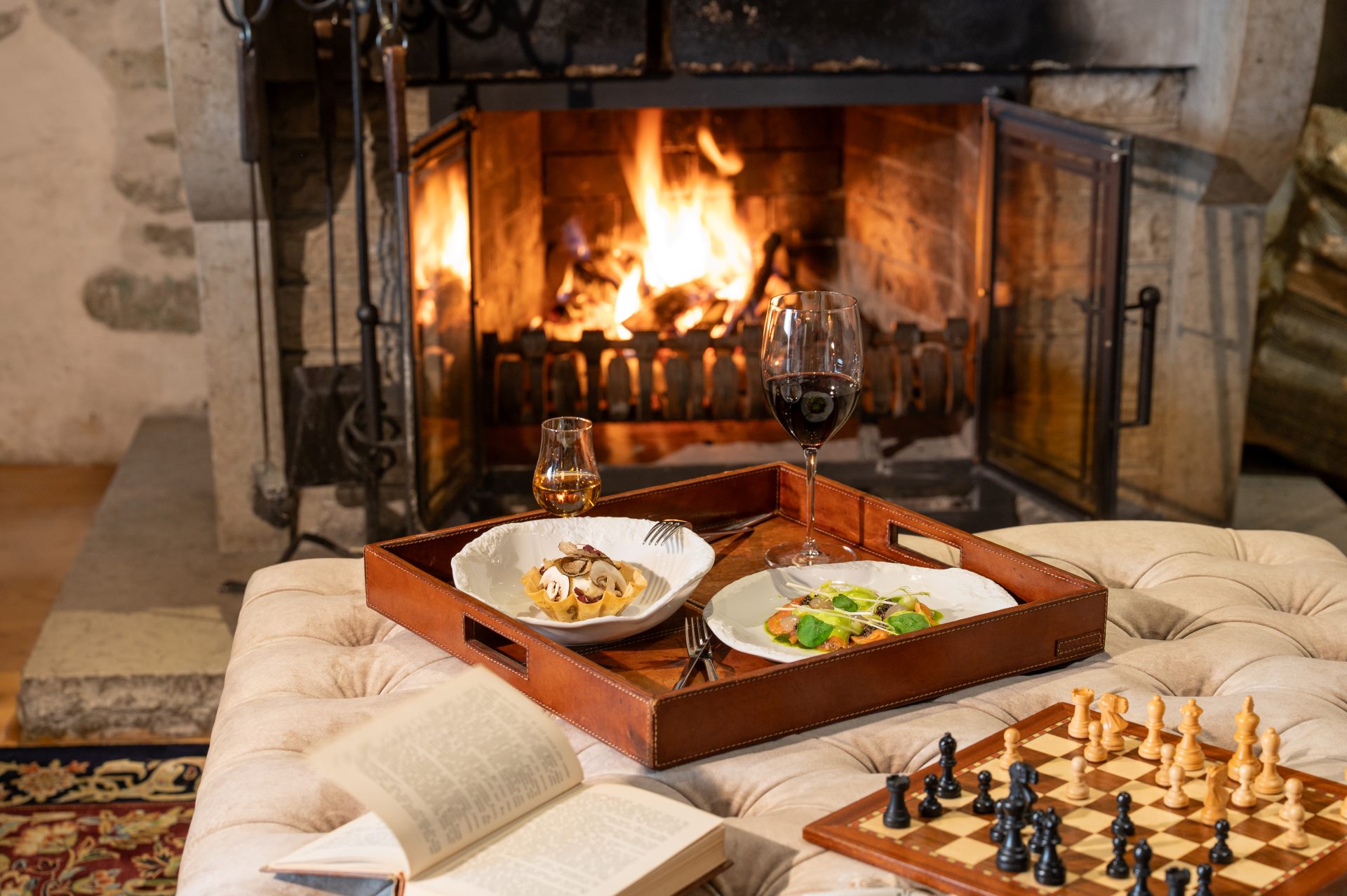 Schlössle Hotel Vanalinnas, lõuna fuajees