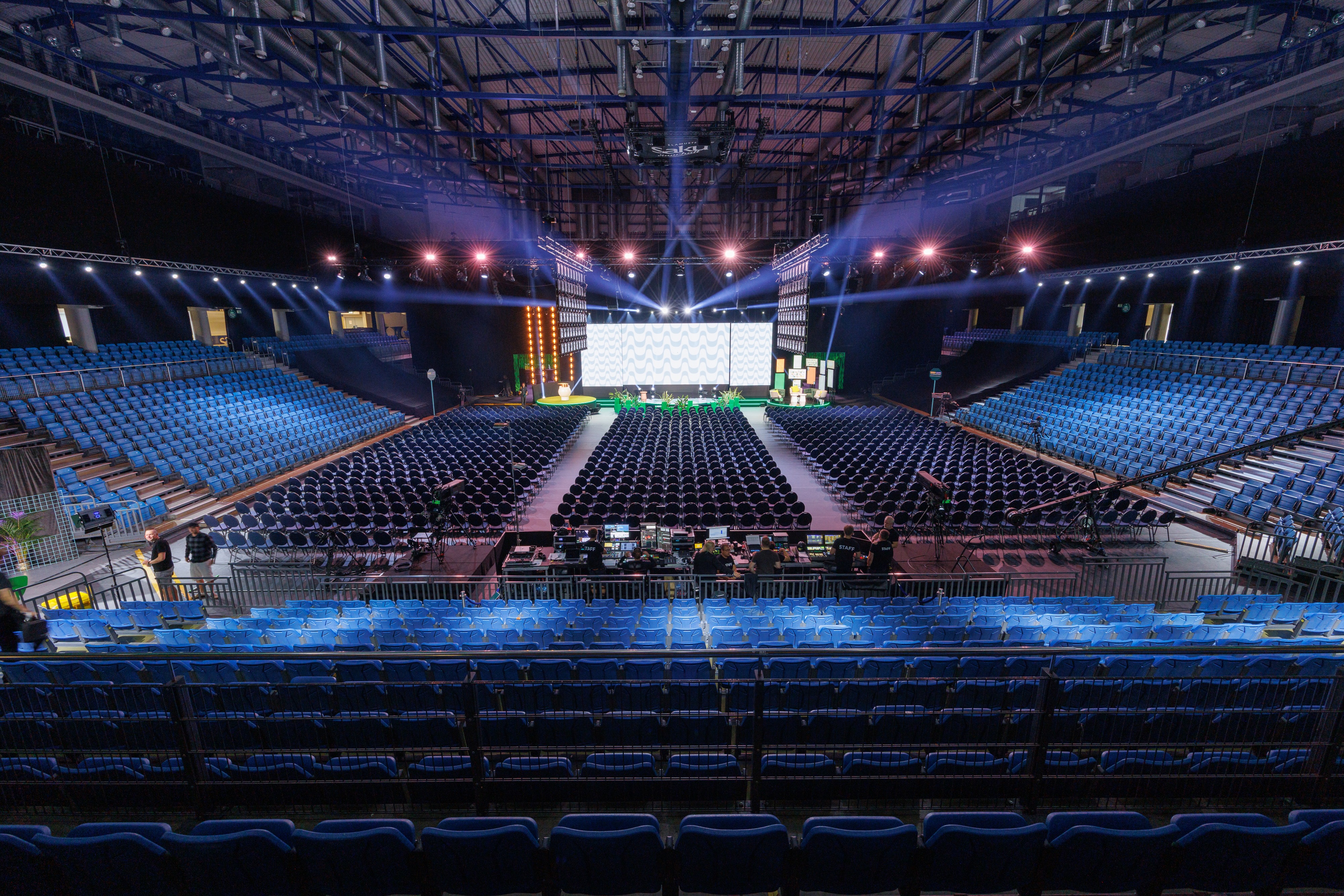 Corporate event in theater style