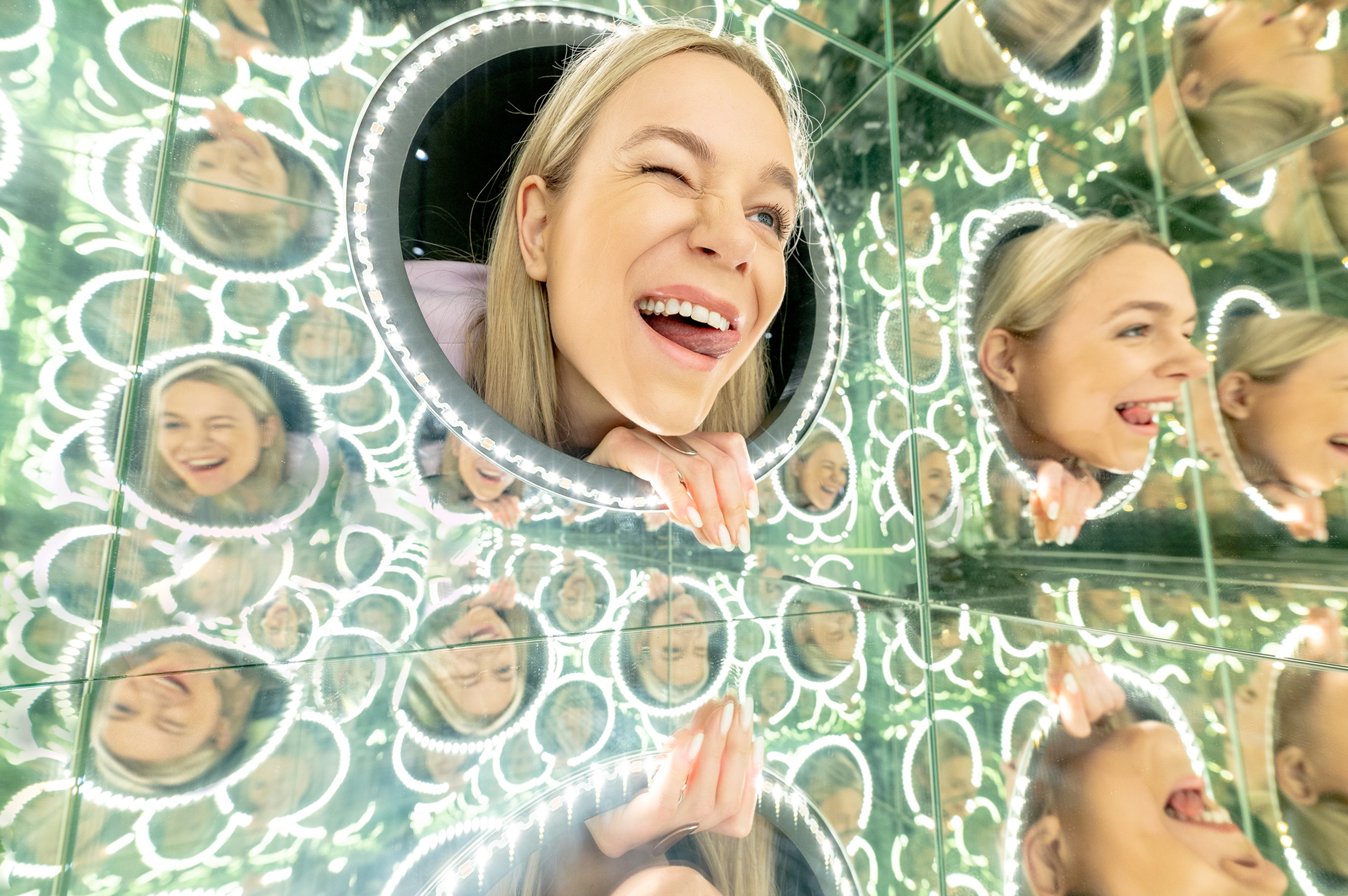 Playful and fun Museum of Illusions in Tallinn