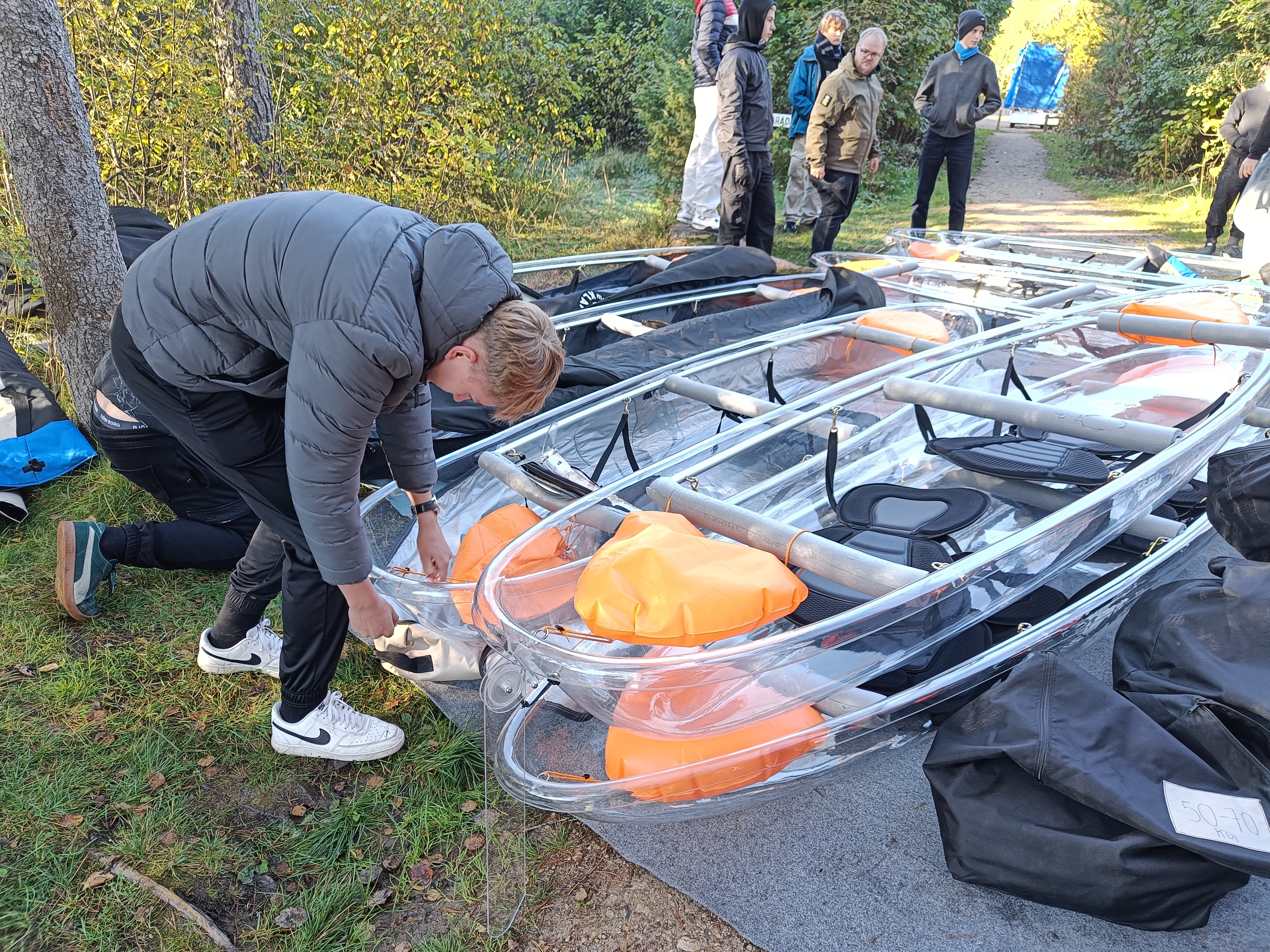 Klasskajakisõiduks valmistumine