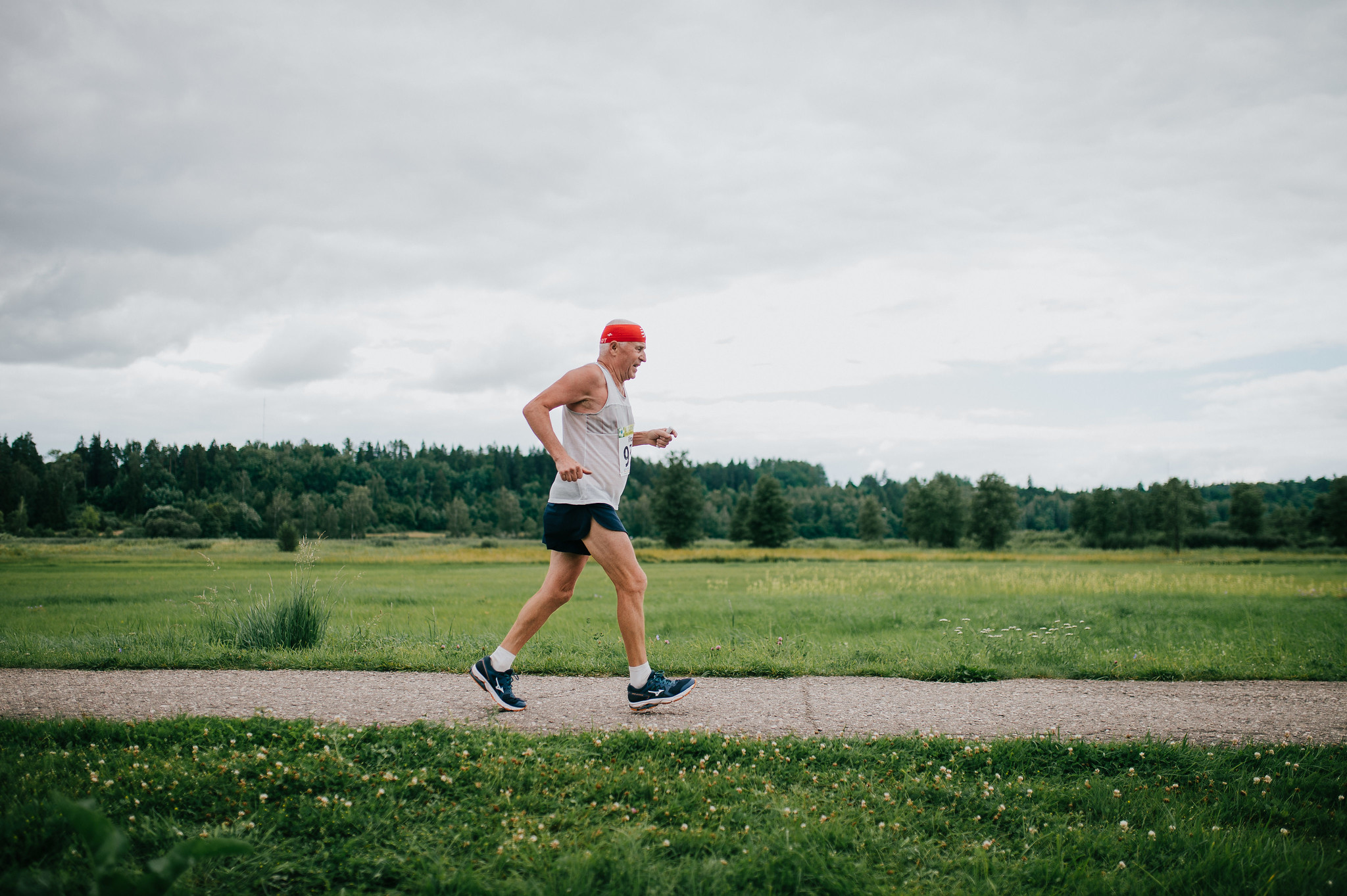 Viljandi järvejooksul osaleja